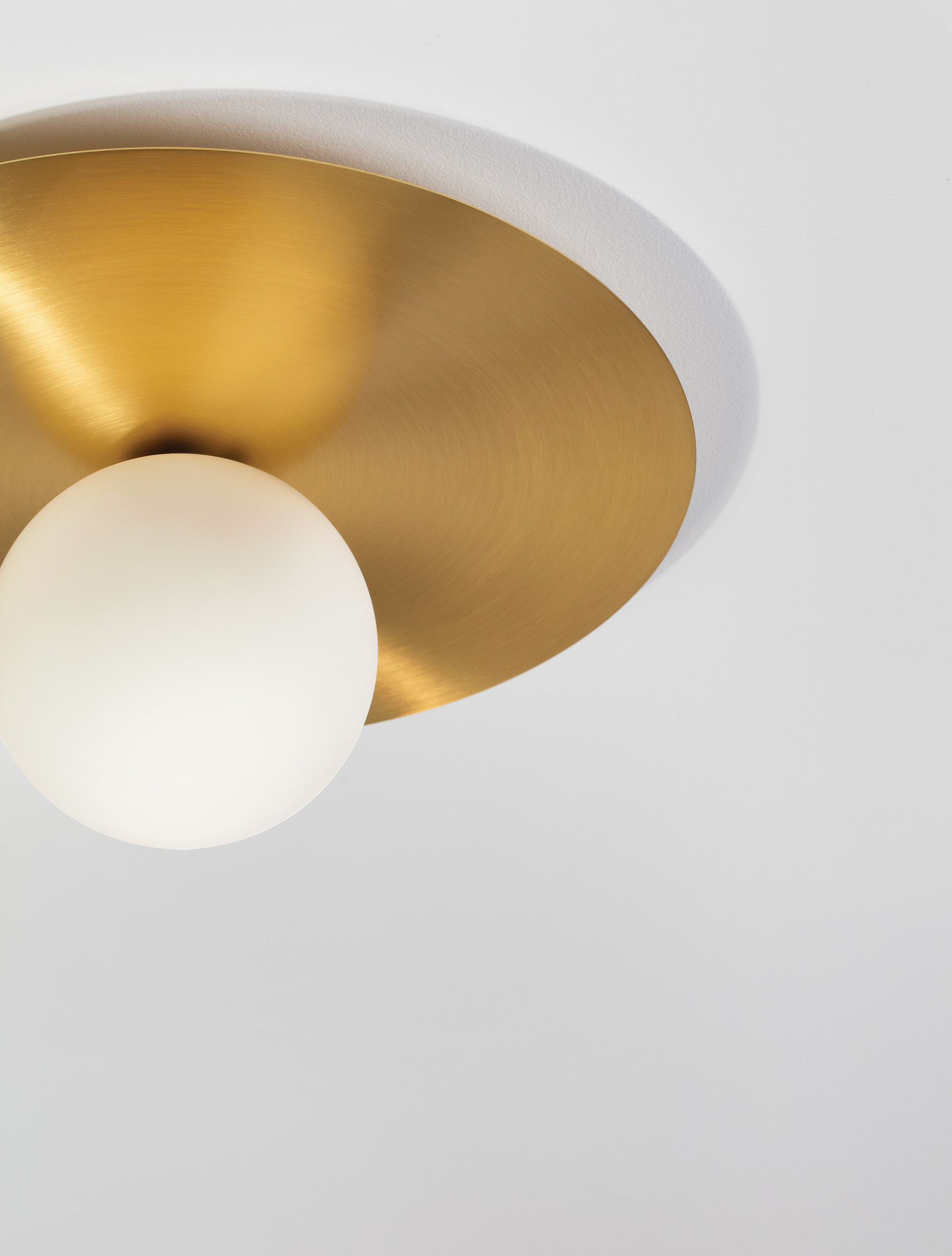 Plafon nowoczesny Luces Exclusivas BALCON, biało-złoty, 1 × G9, Ø 40 cm – LE43693 - obrazek 10
