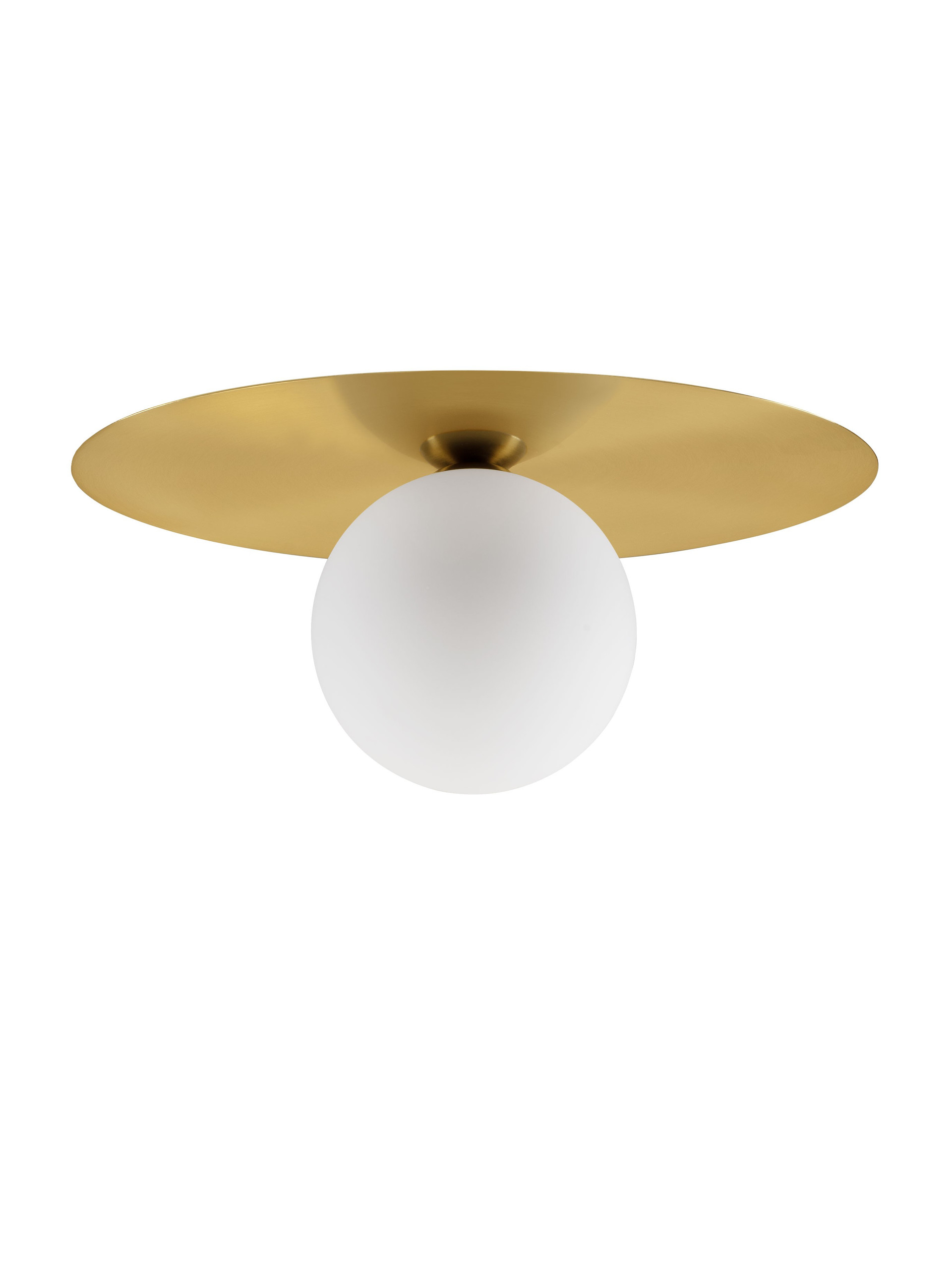 Plafon nowoczesny Luces Exclusivas BALCON, biało-złoty, 1 × G9, Ø 40 cm – LE43693 - obrazek 2