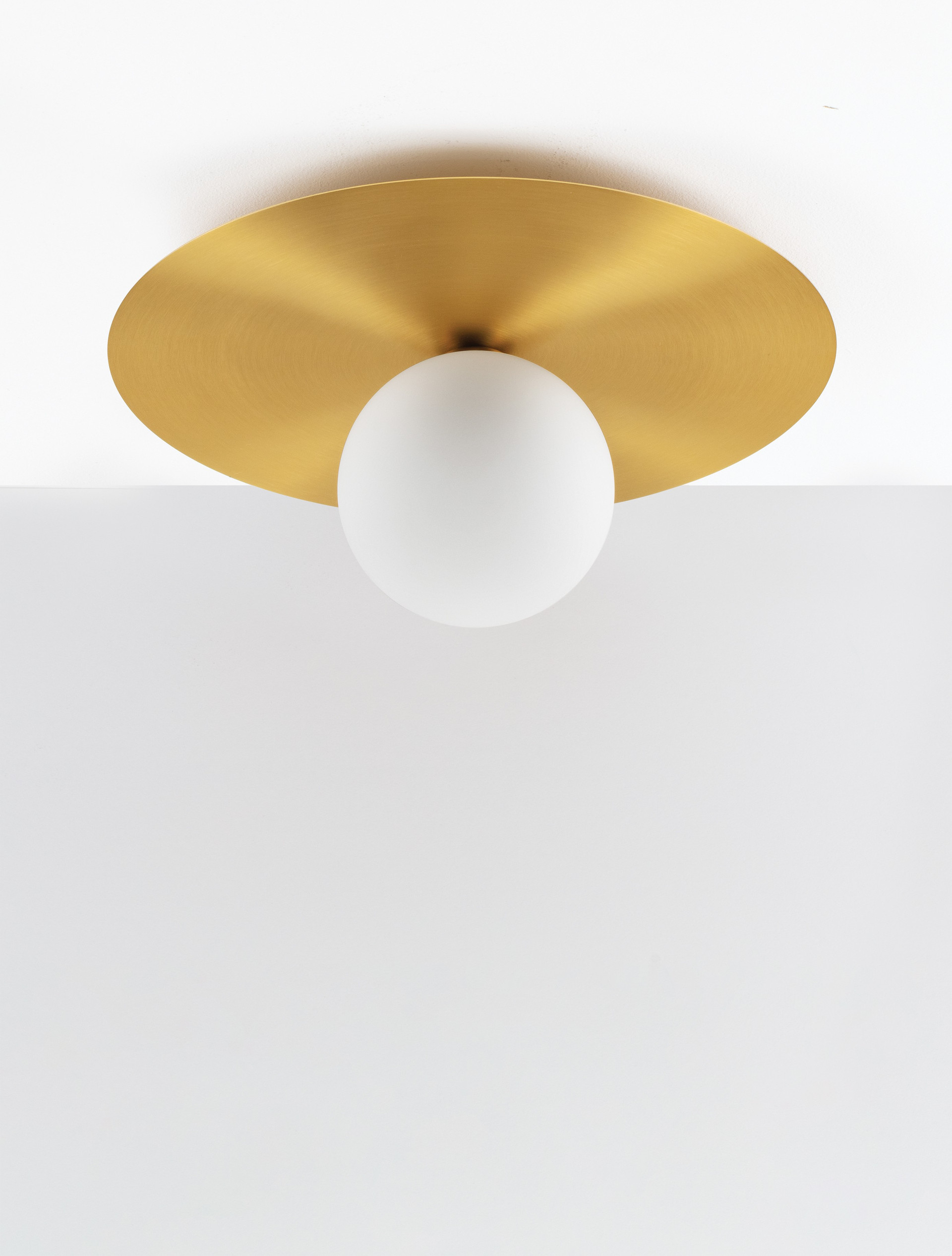 Plafon nowoczesny Luces Exclusivas BALCON, biało-złoty, 1 × G9, Ø 40 cm – LE43693 - obrazek 4