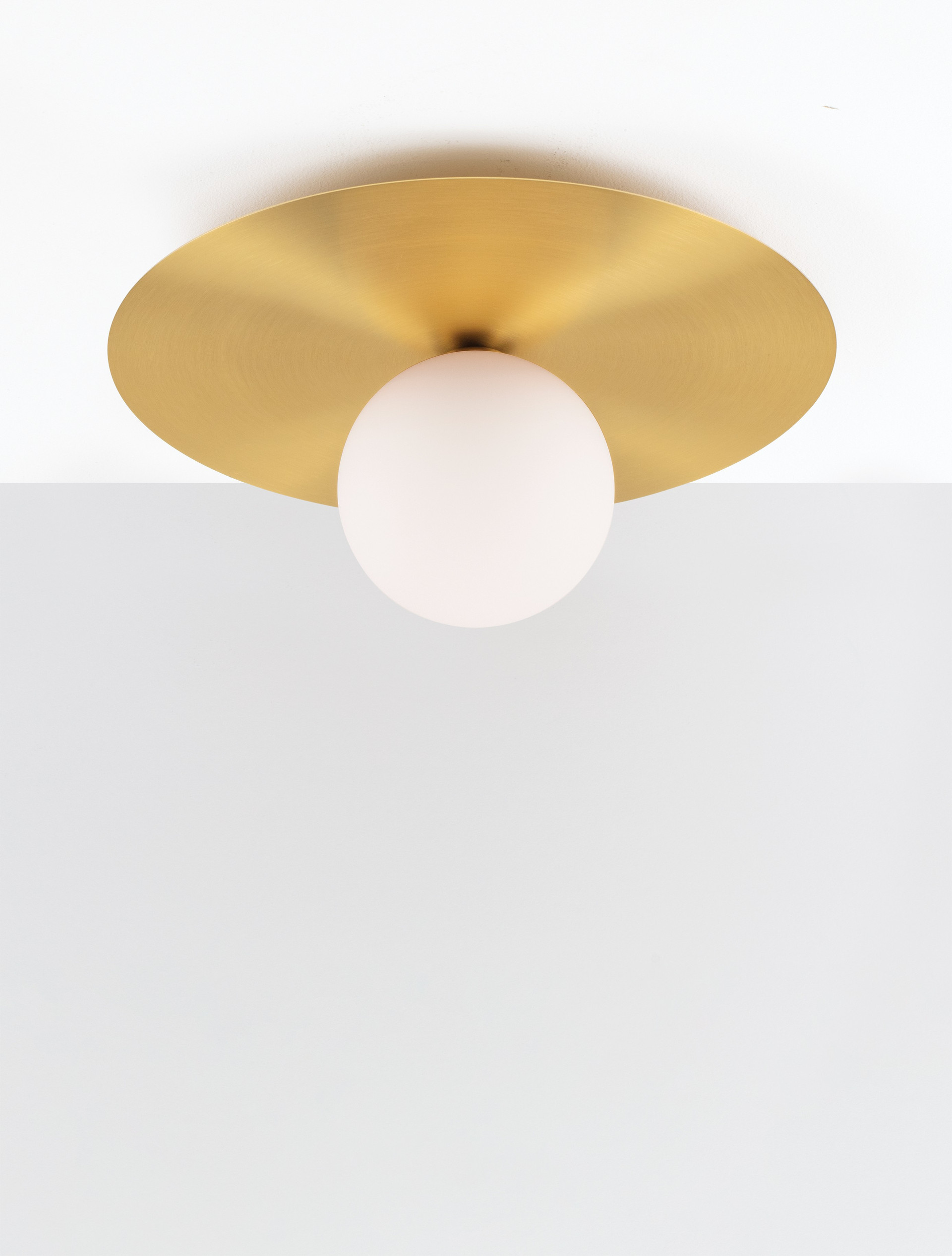 Plafon nowoczesny Luces Exclusivas BALCON, biało-złoty, 1 × G9, Ø 40 cm – LE43693 - obrazek 5