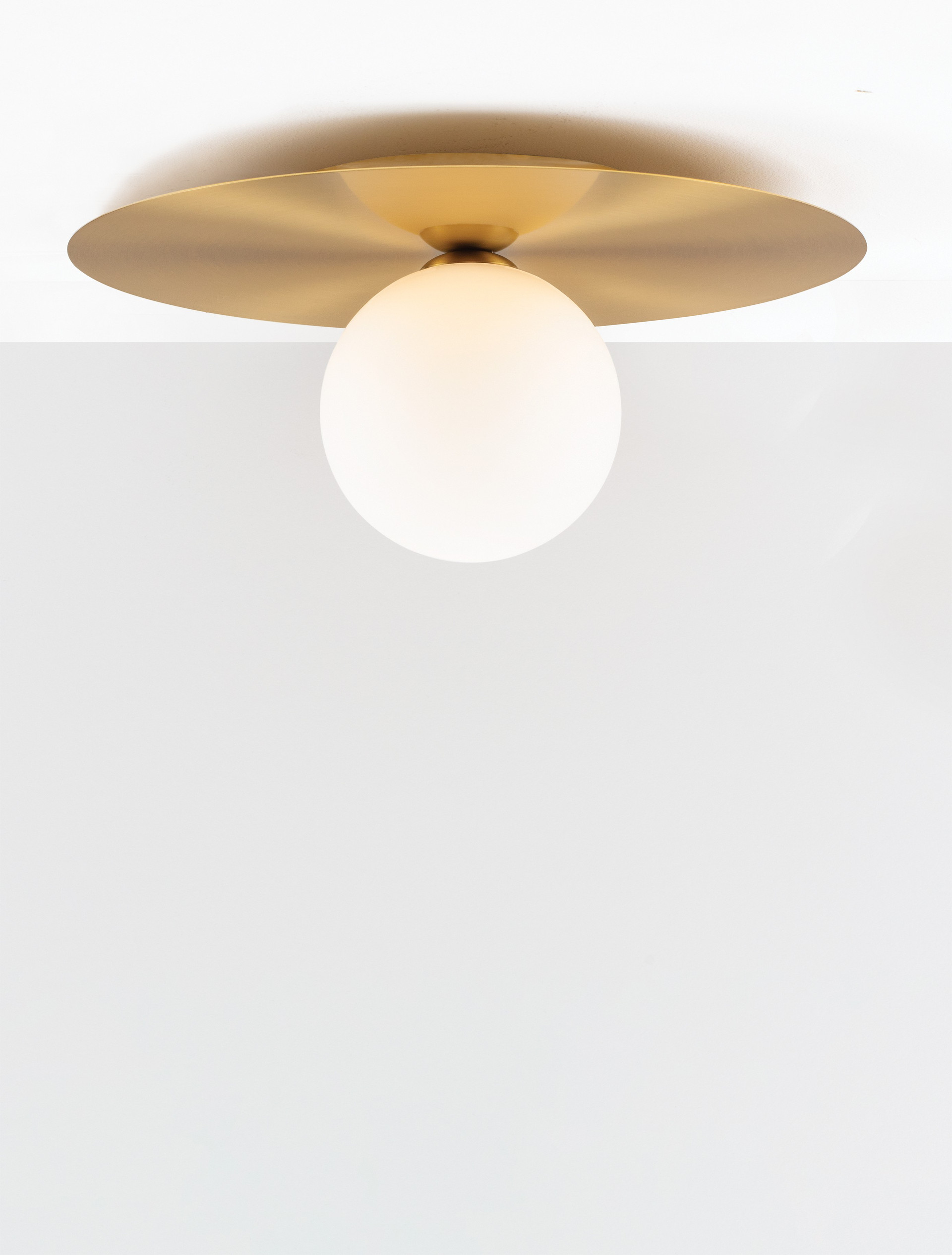 Plafon nowoczesny Luces Exclusivas BALCON, biało-złoty, 1 × G9, Ø 40 cm – LE43693 - obrazek 6