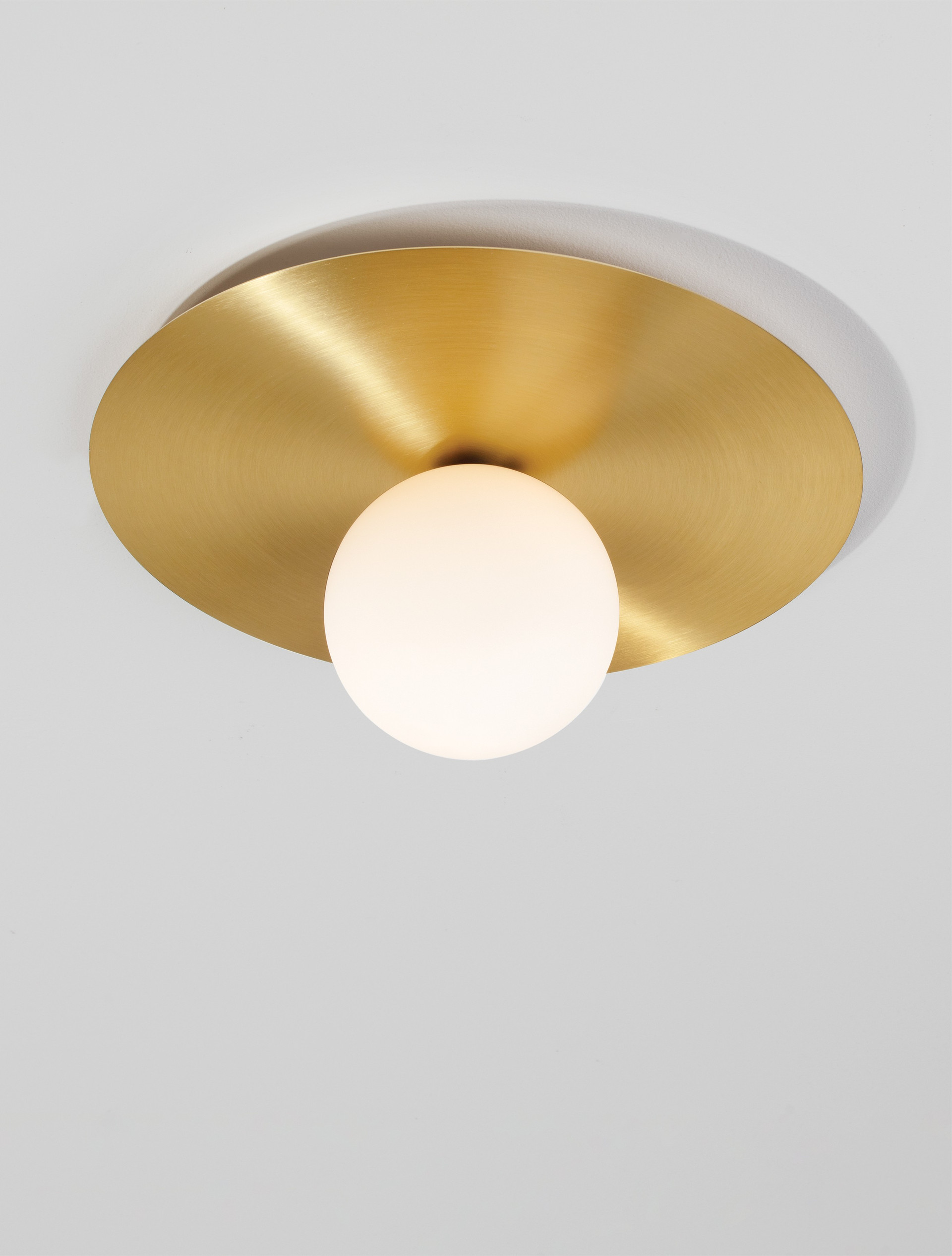 Plafon nowoczesny Luces Exclusivas BALCON, biało-złoty, 1 × G9, Ø 40 cm – LE43693 - obrazek 7
