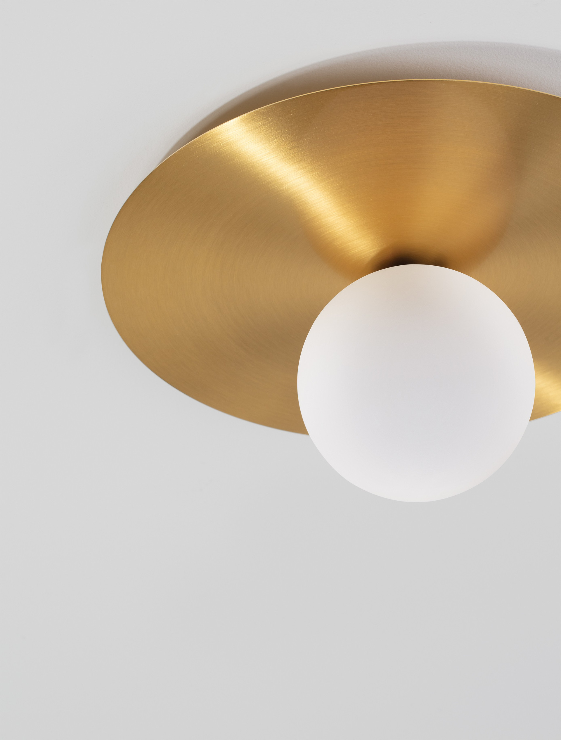Plafon nowoczesny Luces Exclusivas BALCON, biało-złoty, 1 × G9, Ø 40 cm – LE43693 - obrazek 8