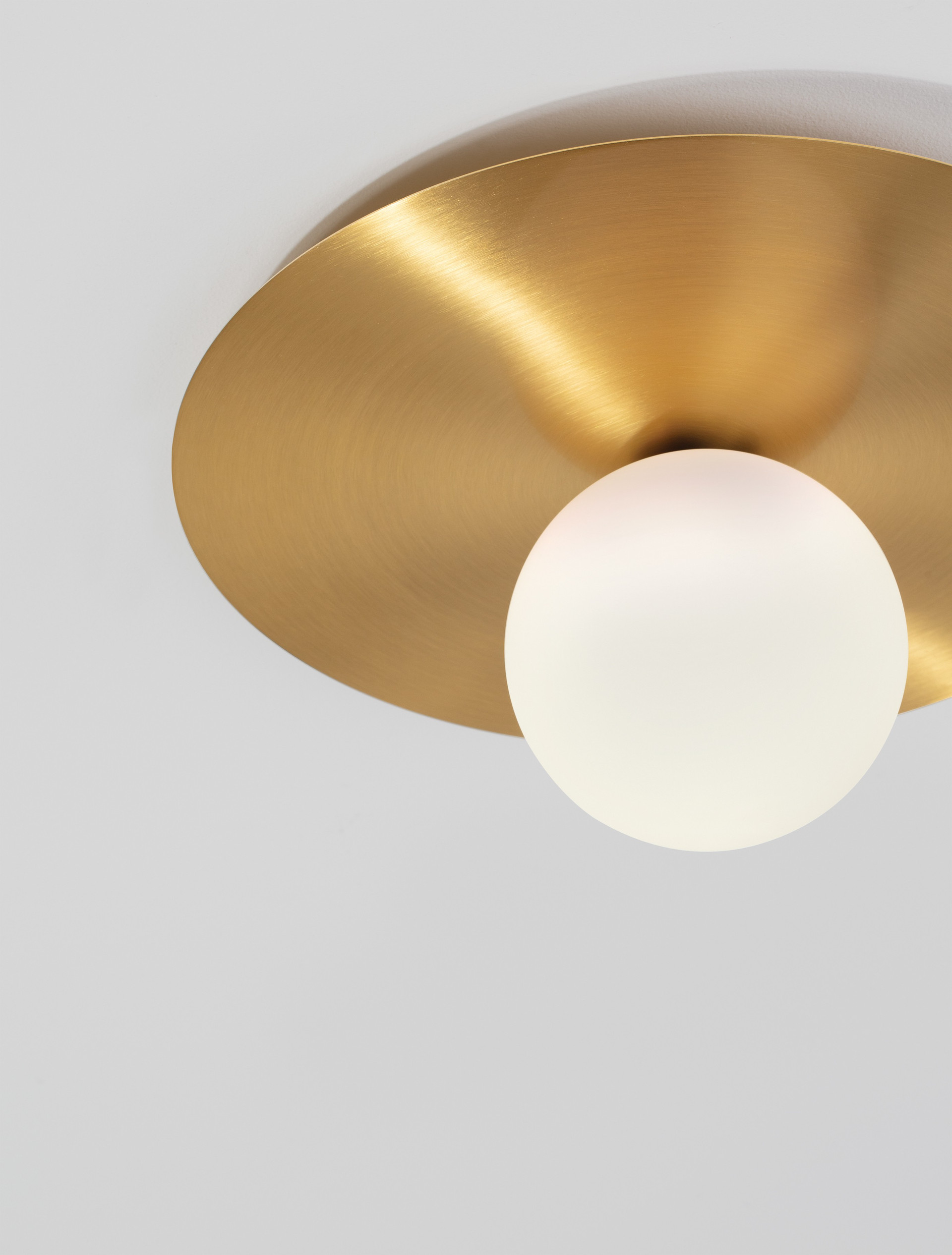 Plafon nowoczesny Luces Exclusivas BALCON, biało-złoty, 1 × G9, Ø 40 cm – LE43693 - obrazek 9