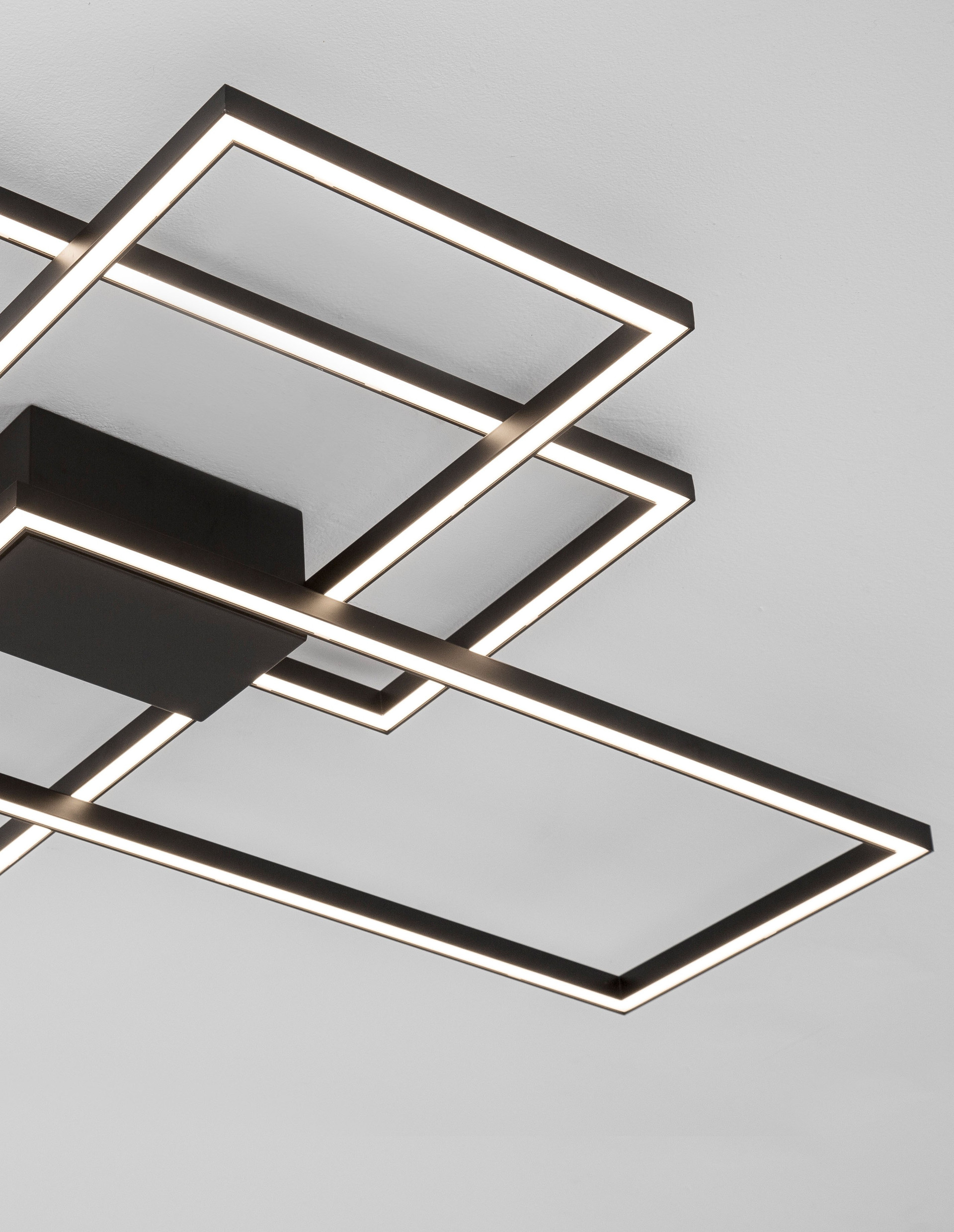 Plafon nowoczesny Luces Exclusivas PICO, czarny, LED 55 W 3000 K, szer. 67 cm – LE41455 - obrazek 5