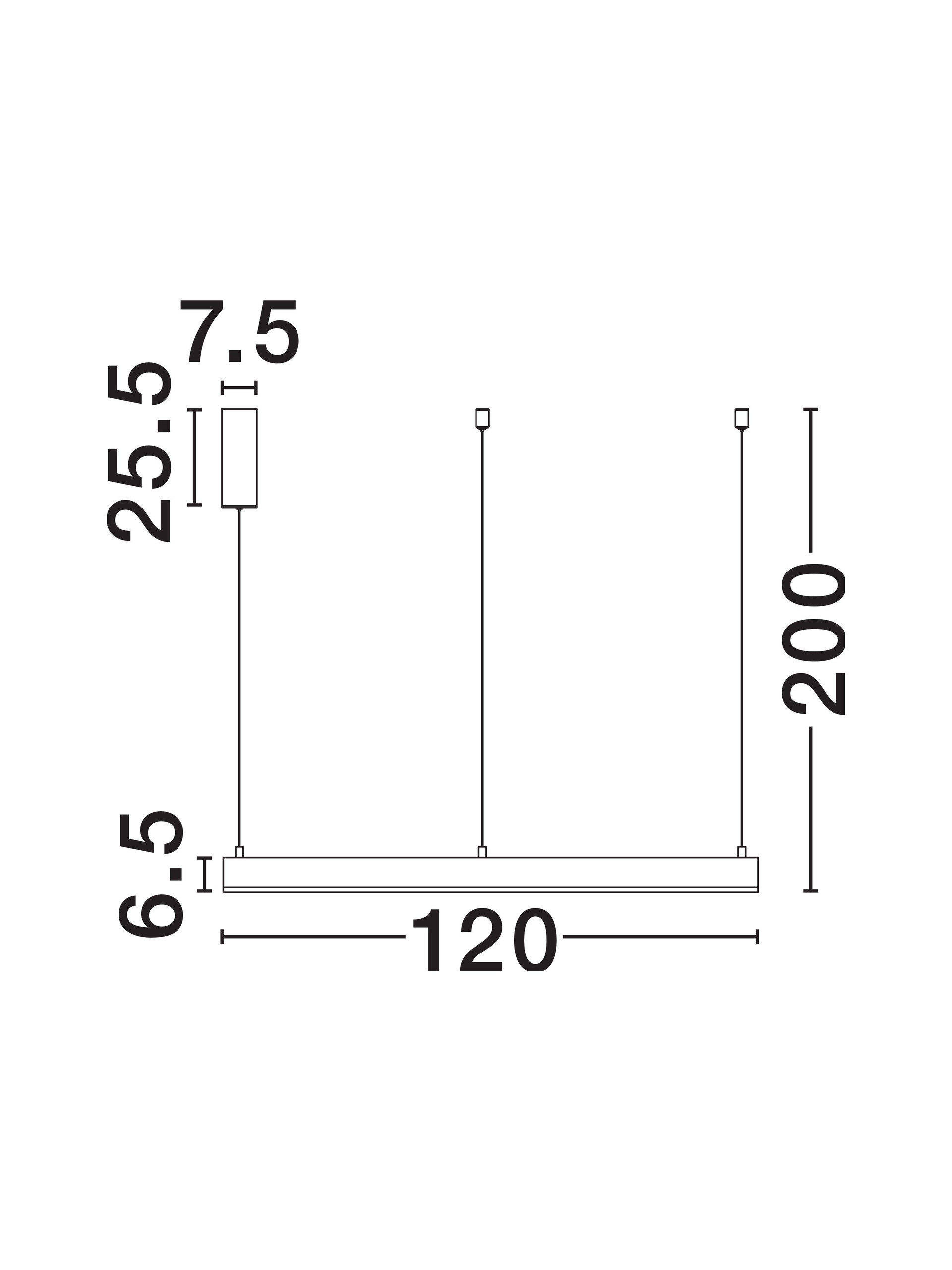 Lampa wisząca nowoczesna Luces Exclusivas JACA, czarna, LED 72 W 3000 K, Ø 120 cm – LE42768 - obrazek 6