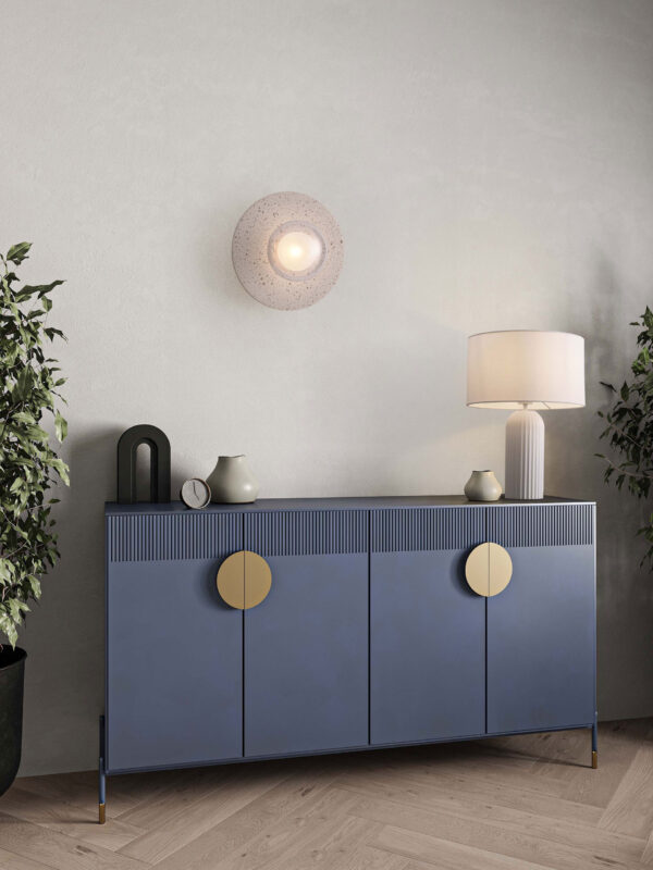 Kinkiet nowoczesny Luces Exclusivas ASUNTA, beżowy, 1 × G9, Ø 29,5 cm – LE44855