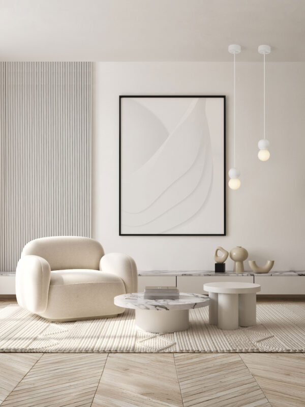 Lampa wisząca nowoczesna Luces Exclusivas IBAGUE, biała, 1 × G9, Ø 8 cm – LE44659
