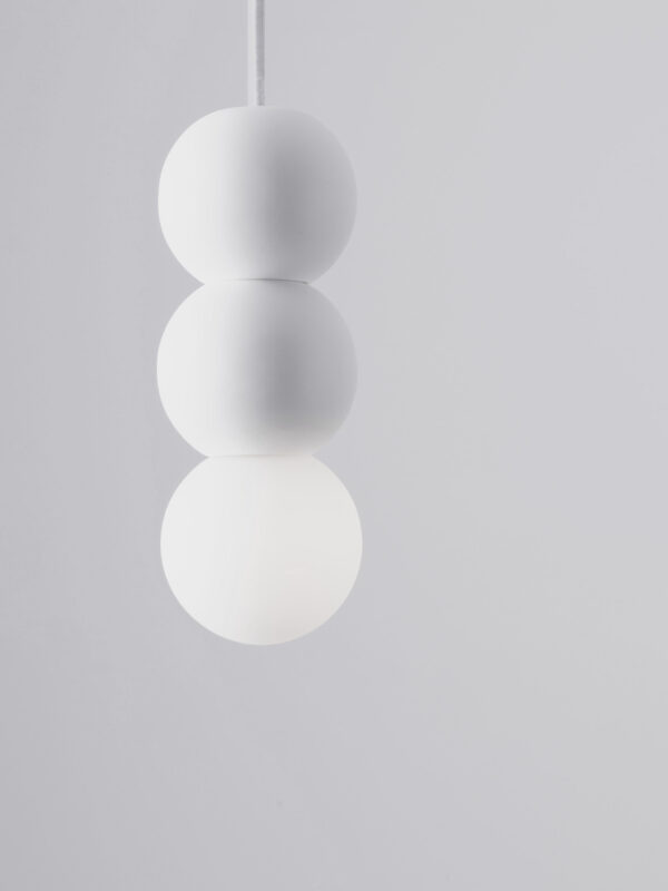 Lampa wisząca nowoczesna Luces Exclusivas IBAGUE, biała, 1 × G9, Ø 8 cm – LE44662