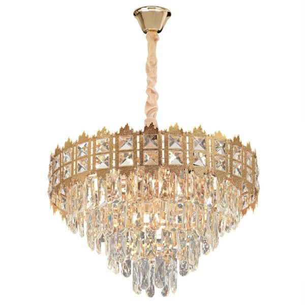 Lampa Wisząca z Kryształami G049-CP 60CM