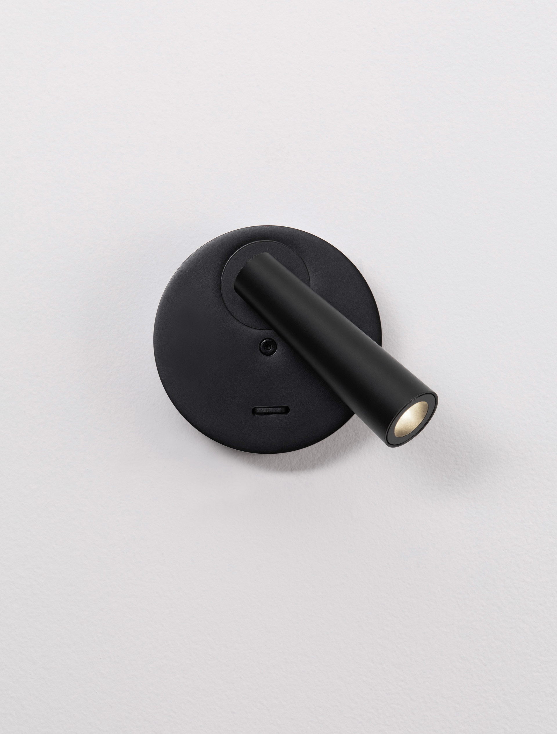 Kinkiet skandynawski Luces Exclusivas LAVONTO, czarny, LED 3 W 3000 K, Ø 10,4 cm – LE45529