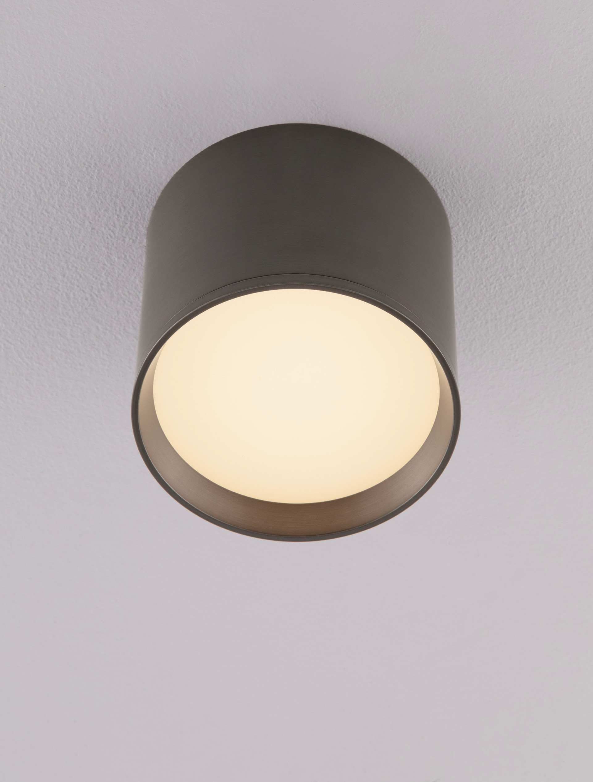 Reflektor sufitowy minimalistyczny Luces Exclusivas RINVELA, szary, LED 10 W 3000 K, Ø 10 cm – LE45504