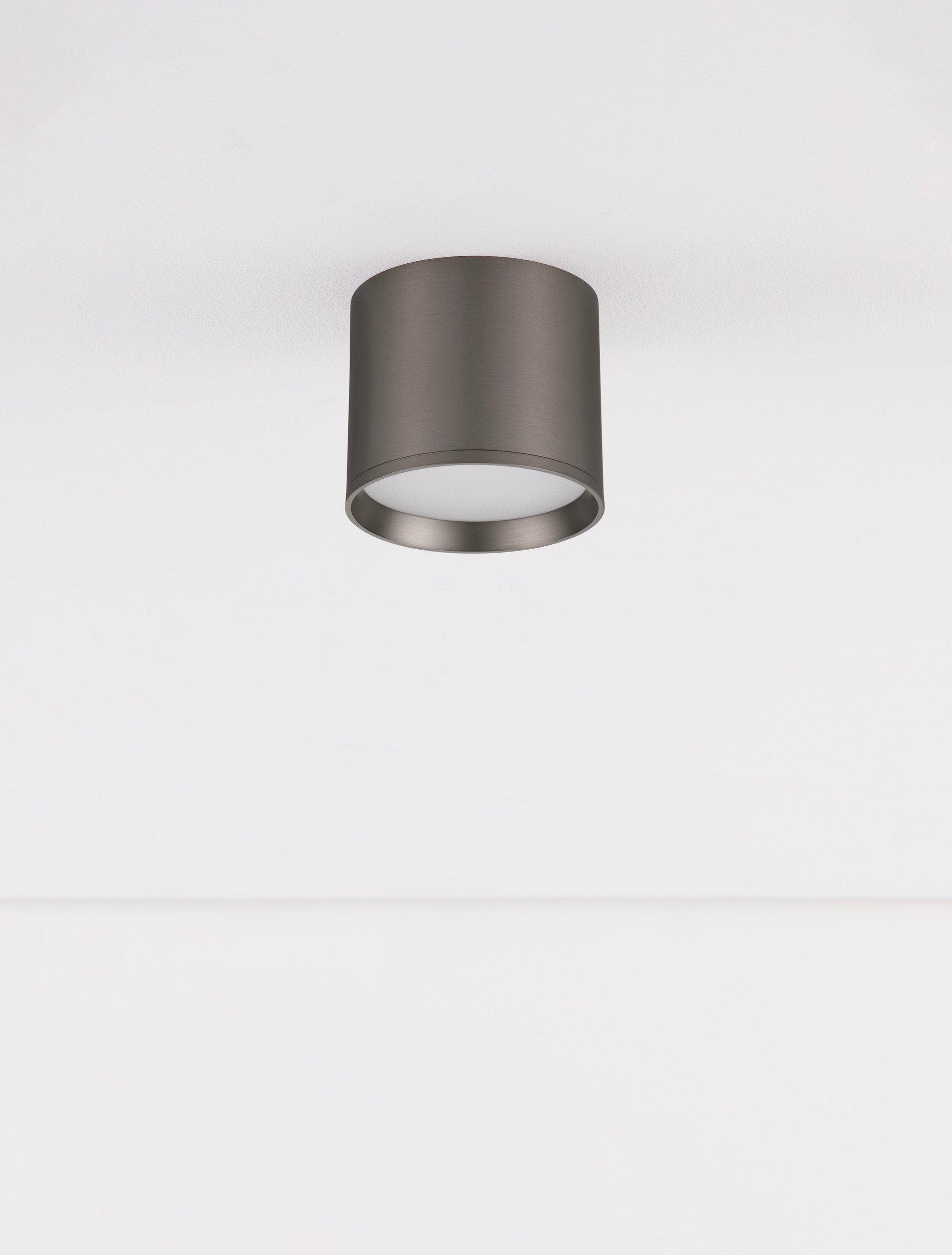 Reflektor sufitowy minimalistyczny Luces Exclusivas RINVELA, szary, LED 10 W 3000 K, Ø 10 cm – LE45504 - obrazek 3