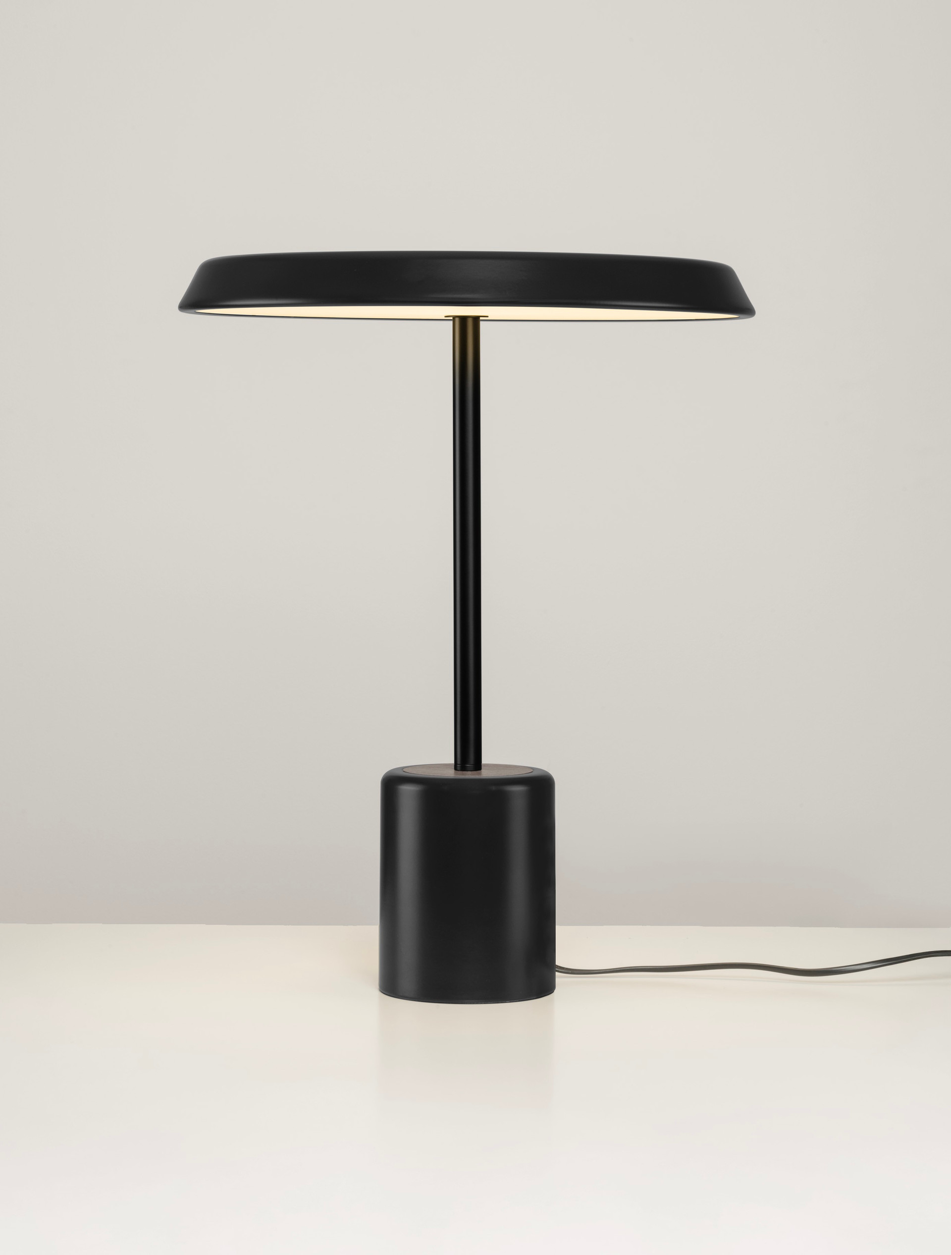 Lampa stołowa nowoczesna Luces Exclusivas FOVENTO, czarna, LED 17 W 3000 K, wys. 50 cm – LE45441 - obrazek 4