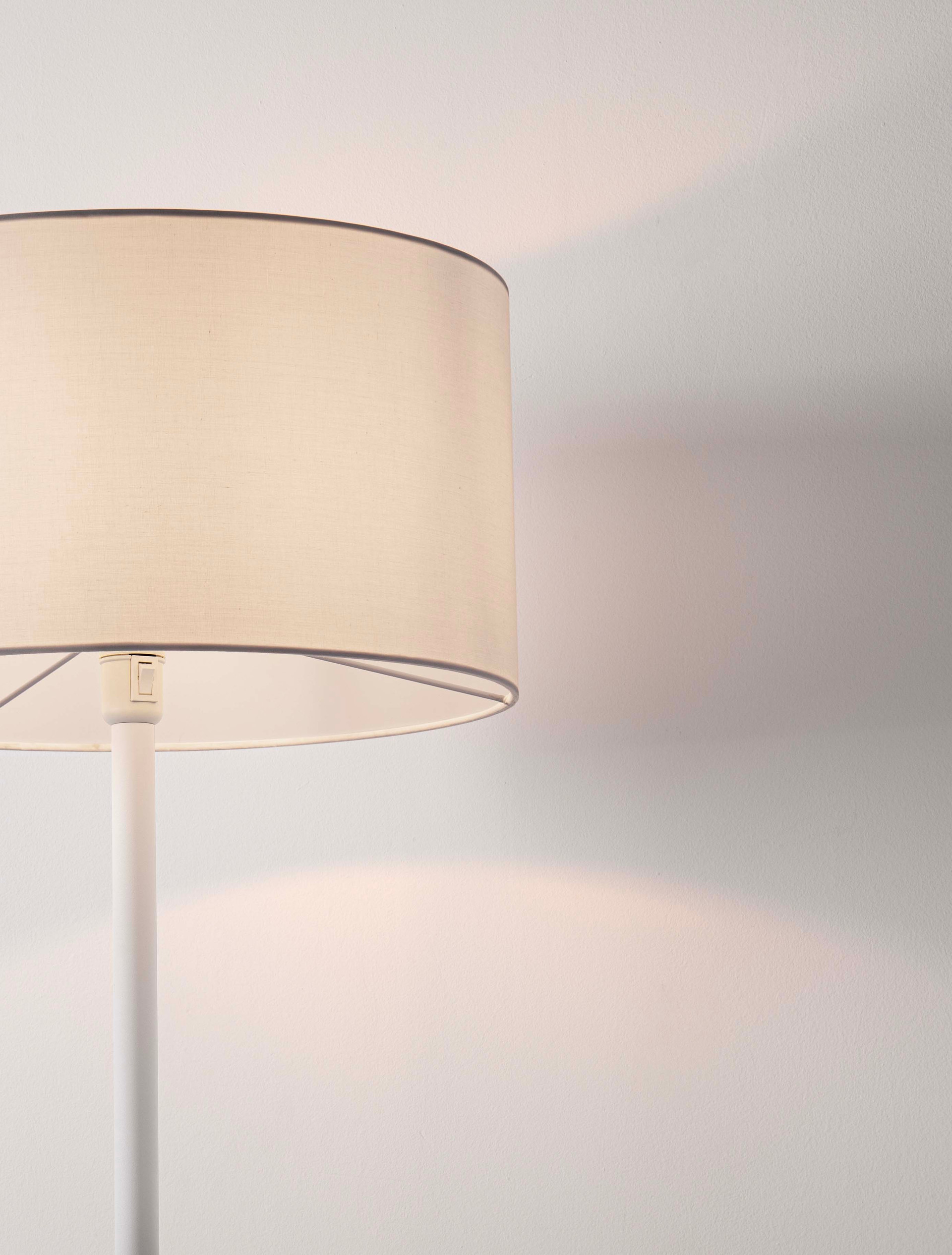 Lampa podłogowa nowoczesna Luces Exclusivas GUAVIARE, biała, 1 × E27, wys. 165 cm – LE44953 - obrazek 6