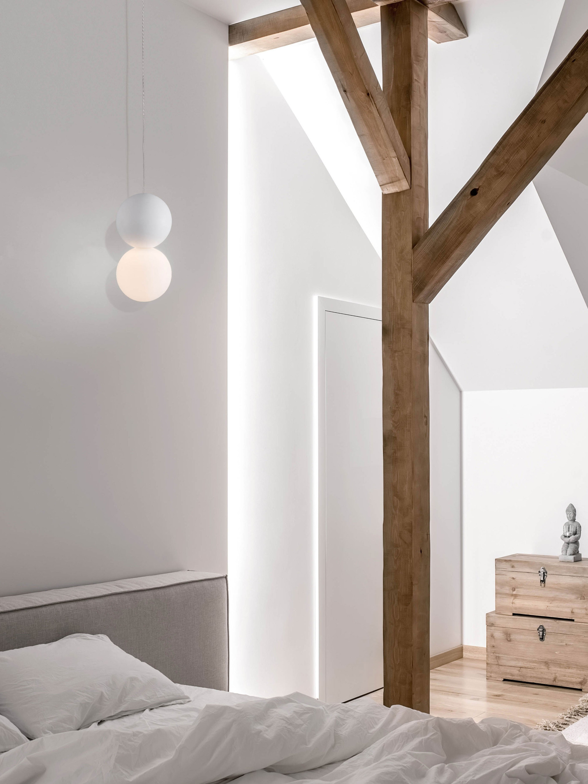 Lampa wisząca nowoczesna Luces Exclusivas IBAGUE, biała, 1 × G9, Ø 10 cm – LE42063