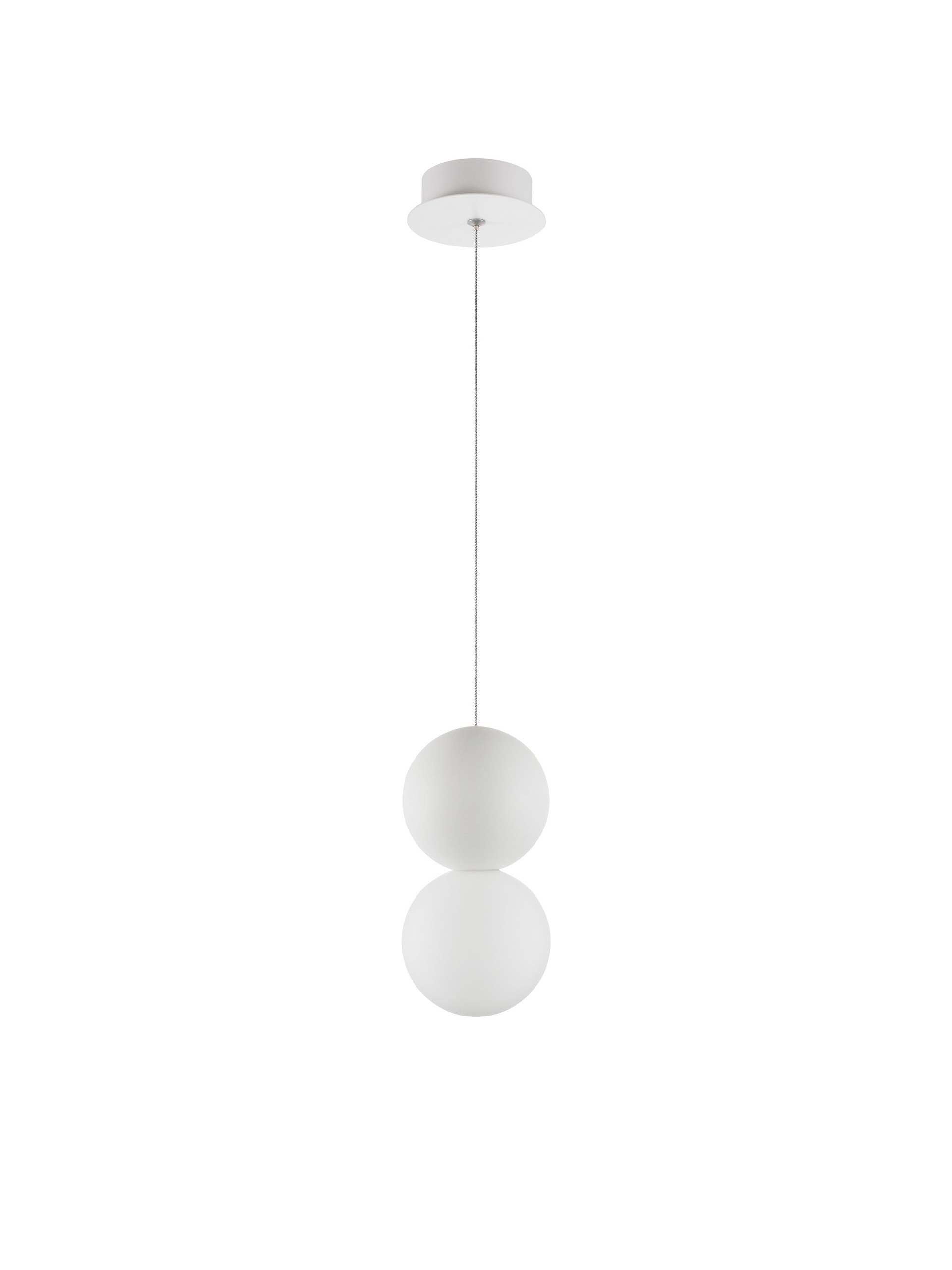 Lampa wisząca nowoczesna Luces Exclusivas IBAGUE, biała, 1 × G9, Ø 10 cm – LE42063 - obrazek 2