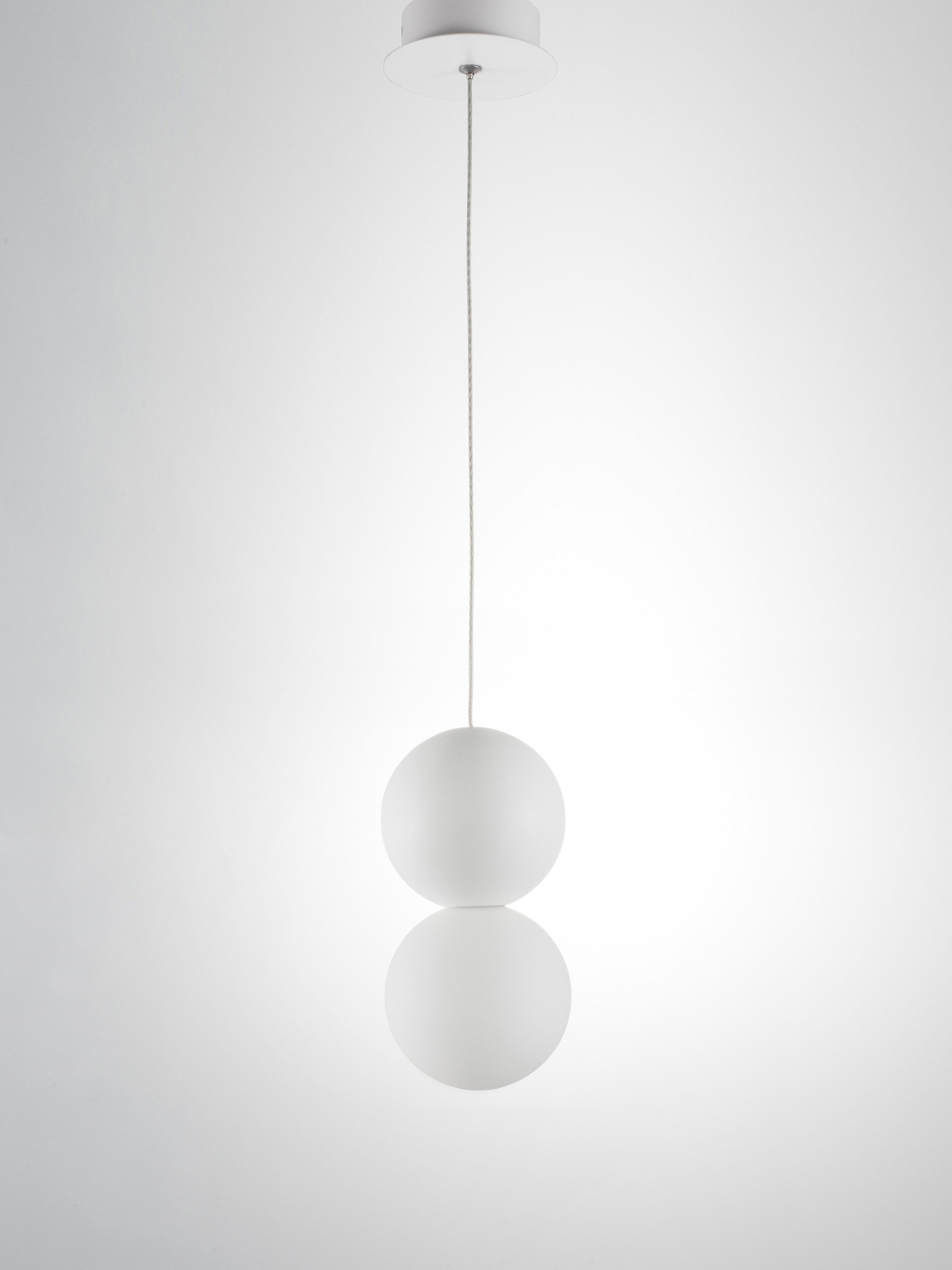 Lampa wisząca nowoczesna Luces Exclusivas IBAGUE, biała, 1 × G9, Ø 10 cm – LE42063 - obrazek 3