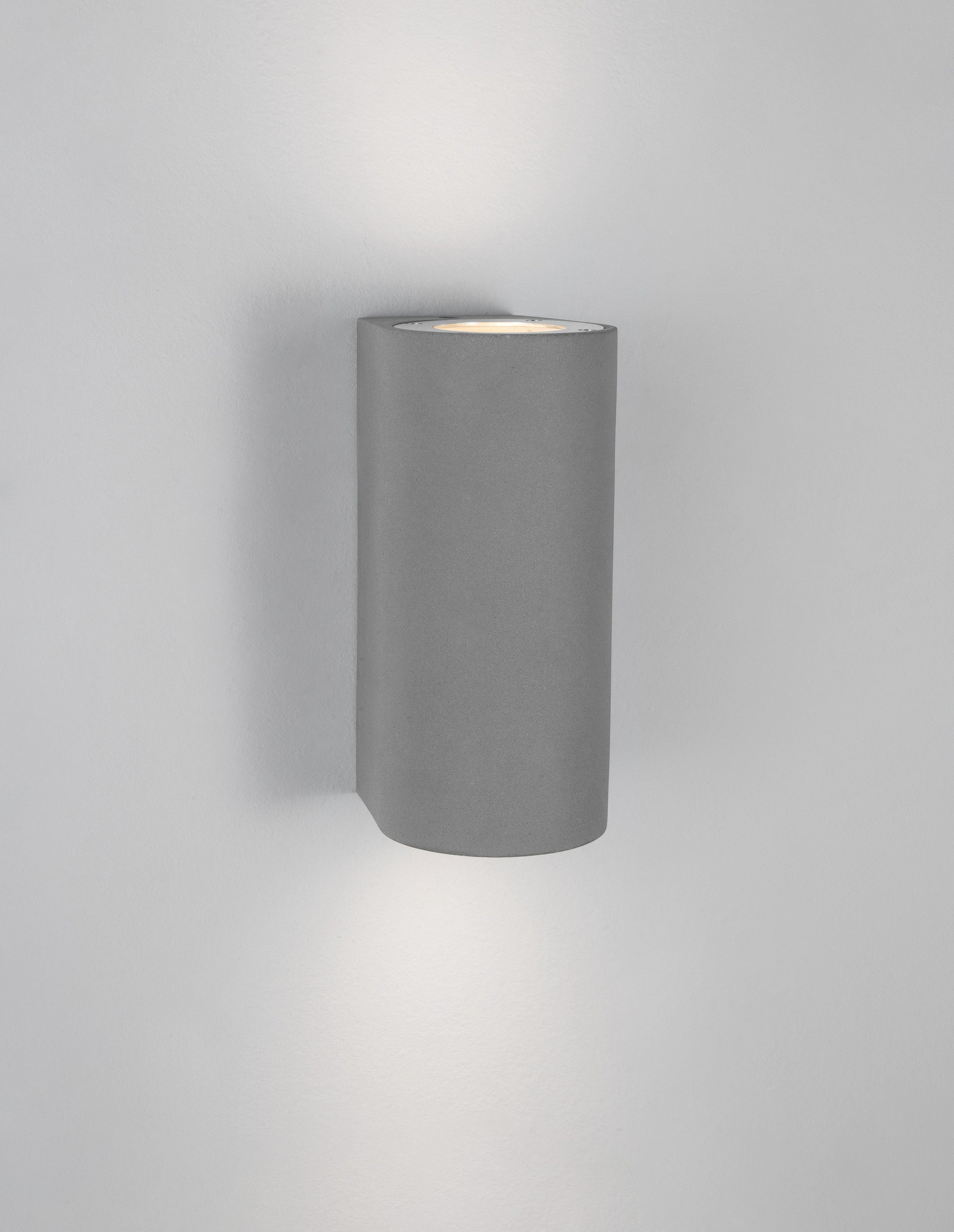 Kinkiet zewnętrzny minimalistyczny Luces Exclusivas BUENAVISTA, szary, 2 × GU10, szer. 10 cm – LE71609