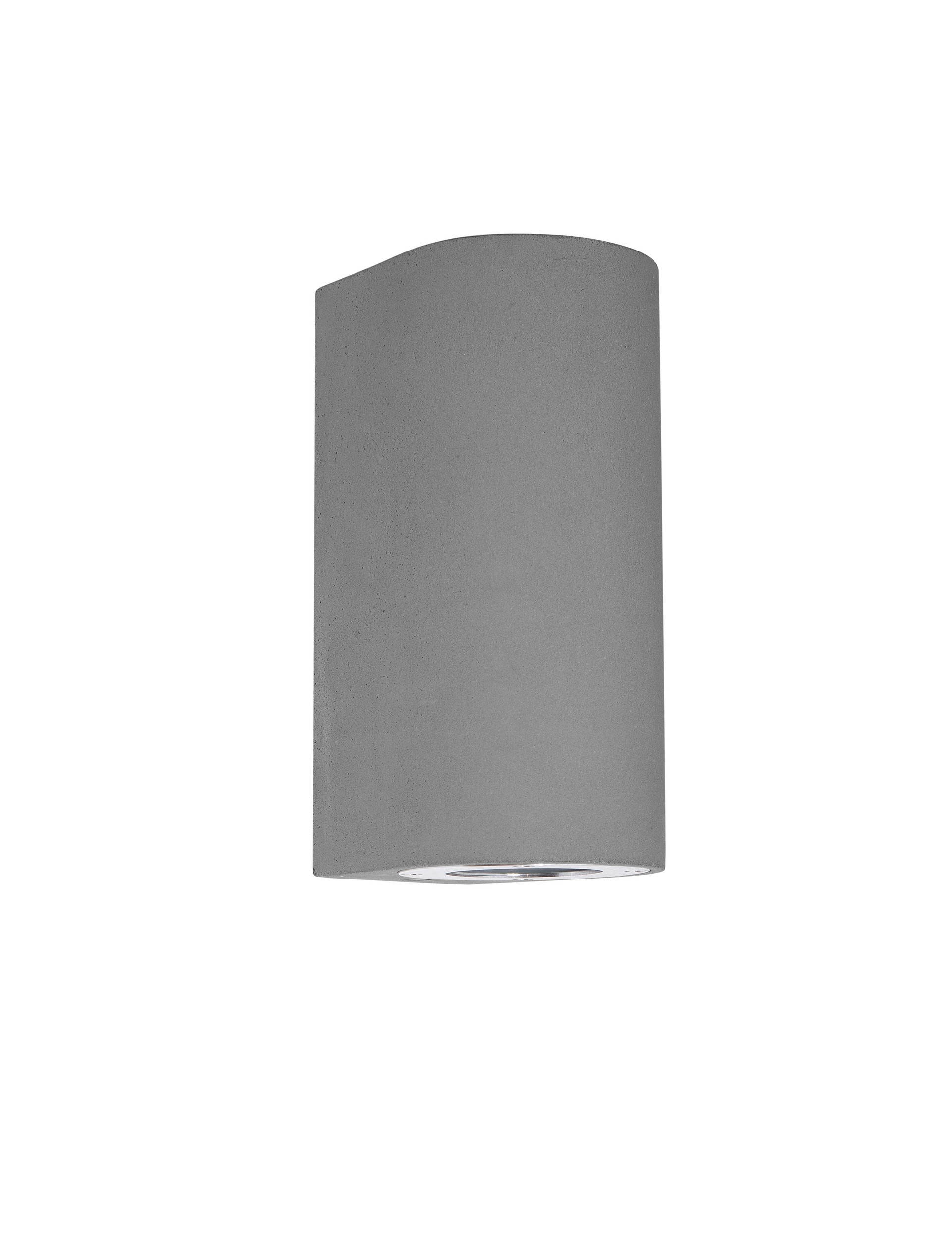 Kinkiet zewnętrzny minimalistyczny Luces Exclusivas BUENAVISTA, szary, 2 × GU10, szer. 10 cm – LE71609 - obrazek 2