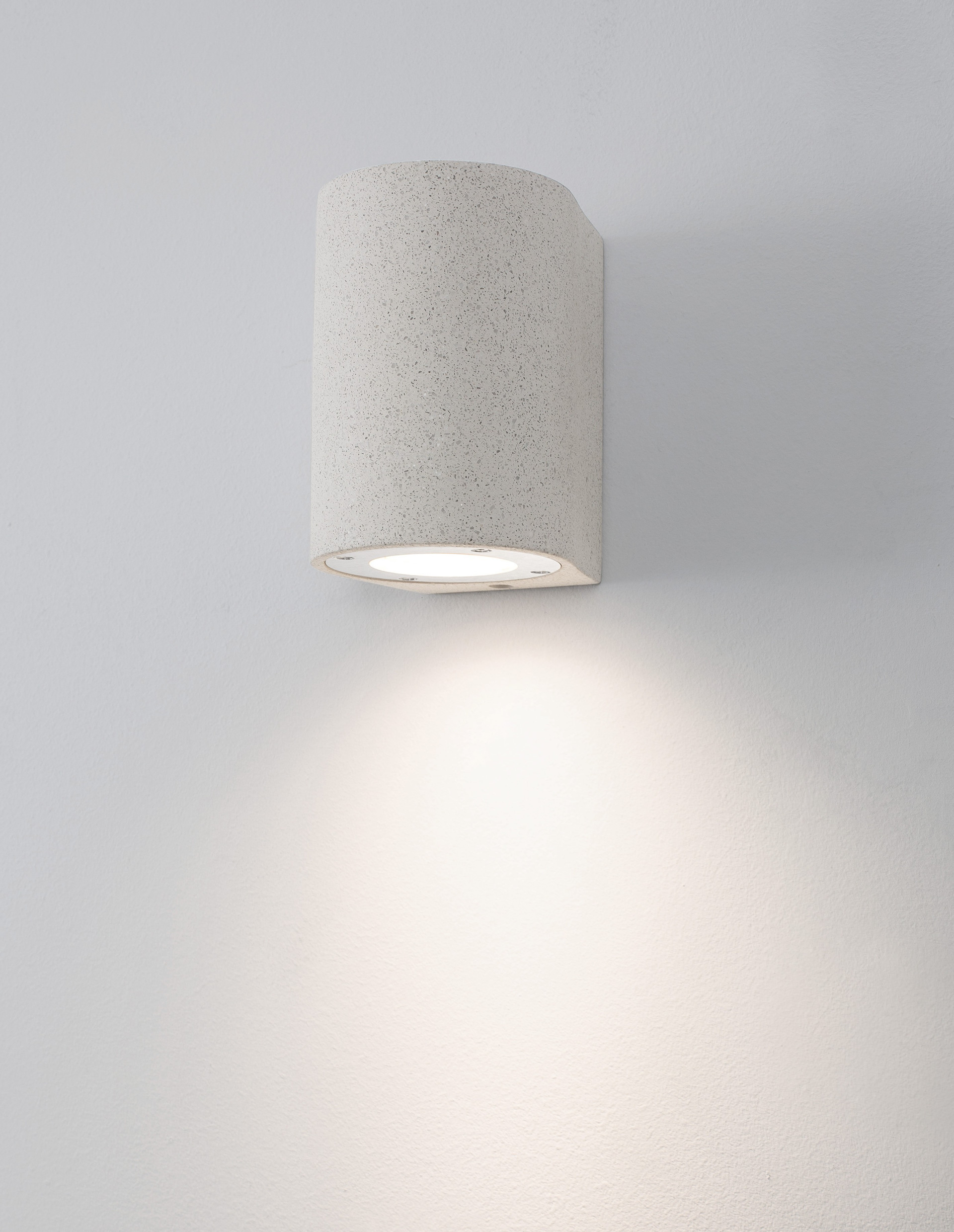 Kinkiet zewnętrzny minimalistyczny Luces Exclusivas BUENAVISTA, biały, 1 × GU10, szer. 10 cm – LE71610