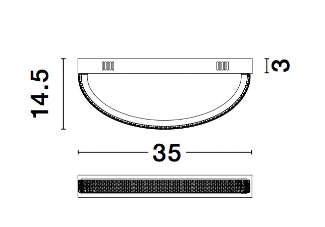 Kinkiet nowoczesny Luces Exclusivas OBERA, czarny, LED 6,5 W 3000 K, szer. 15 cm – LE41714 - obrazek 6