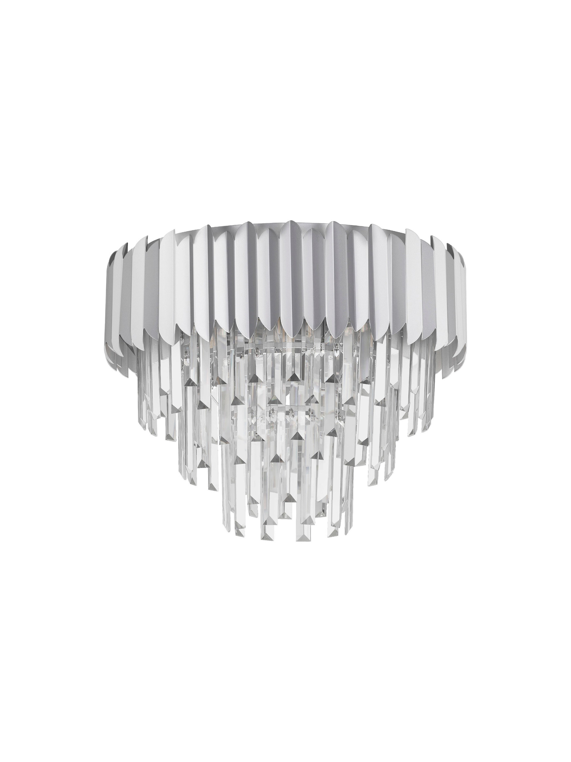 Plafon nowoczesny Luces Exclusivas ACATEN, chrom, 6 × E14, Ø 50 cm – LE43575 - obrazek 2