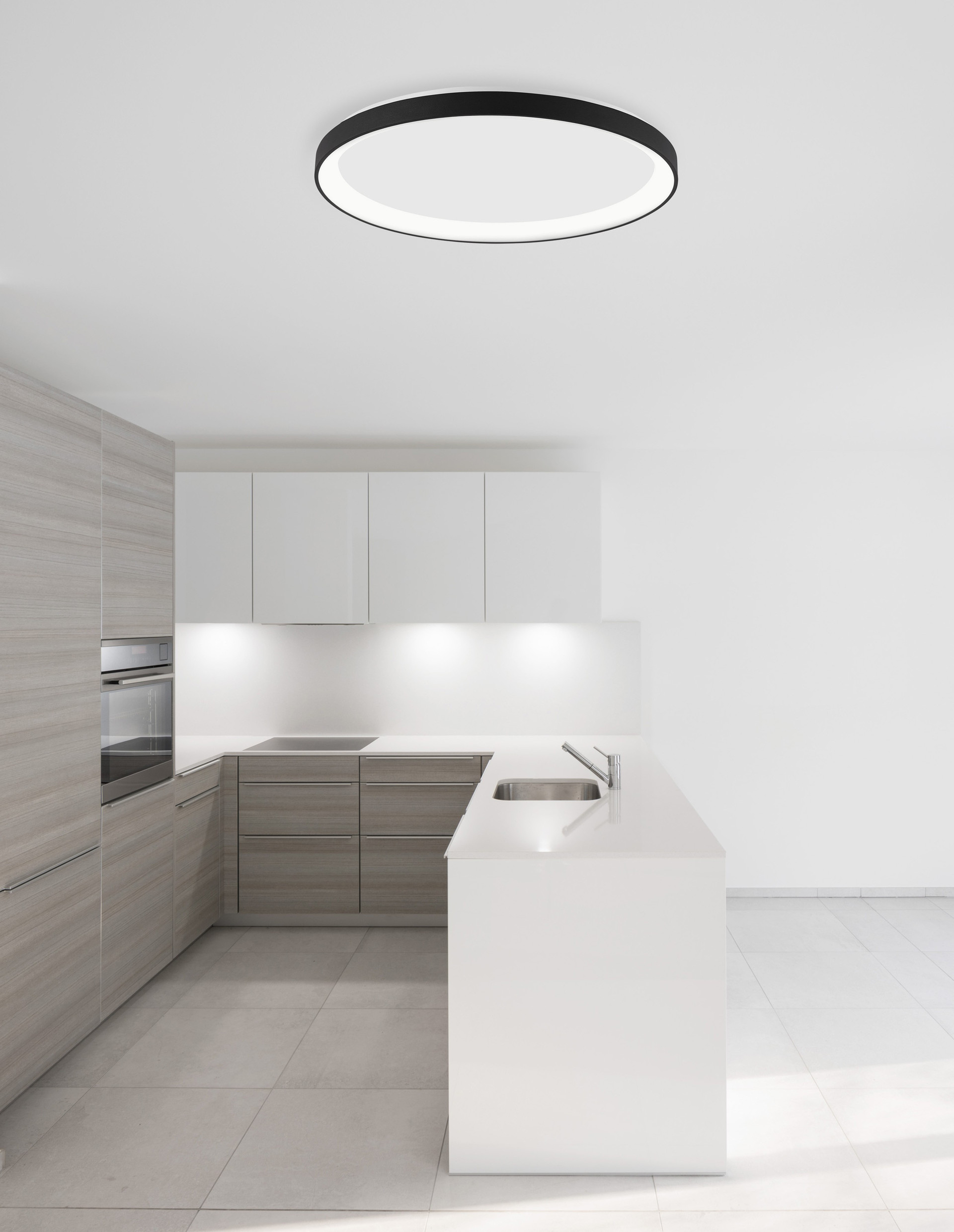 Plafon nowoczesny Luces Exclusivas ROTA, czarny, LED 30 W 3000 K, Ø 38 cm – LE41473 - obrazek 5