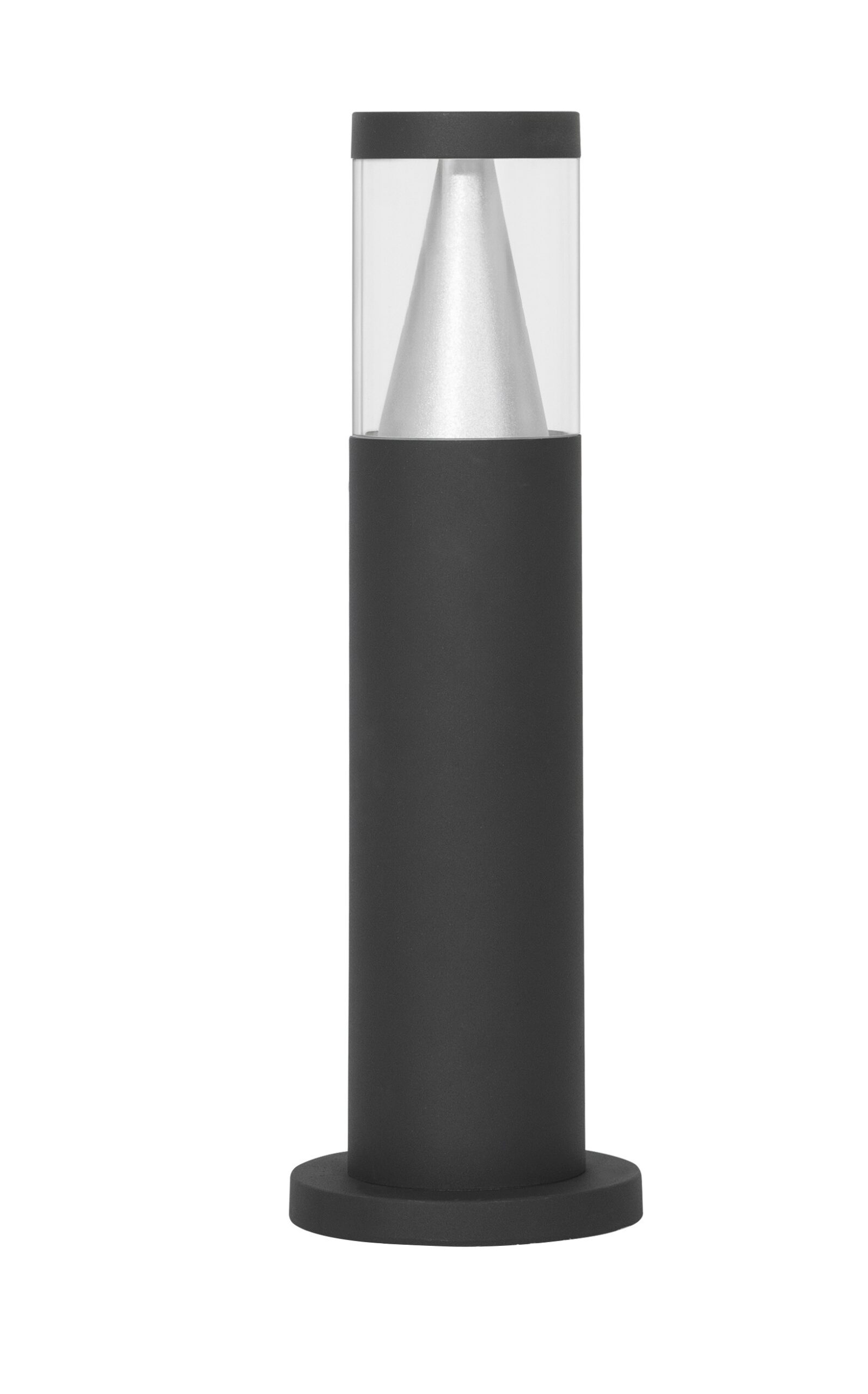 Słupek ogrodowy nowoczesny Luces Exclusivas SALSIPUEDES, czarno-srebrny, LED 8 W 3000 K, wys. 43 cm – LE73507 - obrazek 2