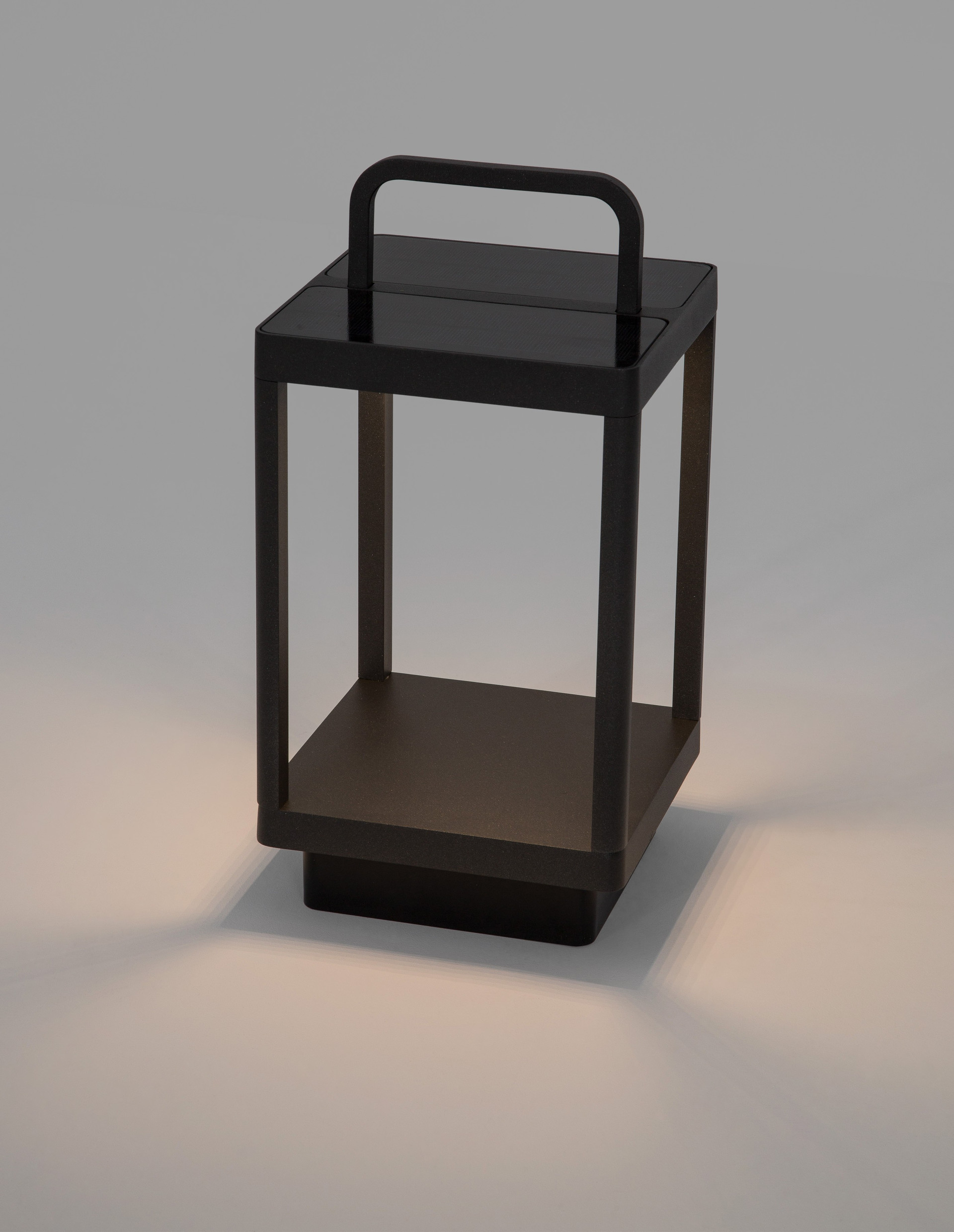 Lampa przenośna zewnętrzna minimalistyczna Luces Exclusivas ALMIRANTE, czarna, LED 2 W 3000 K, szer. 18 cm – LE71545