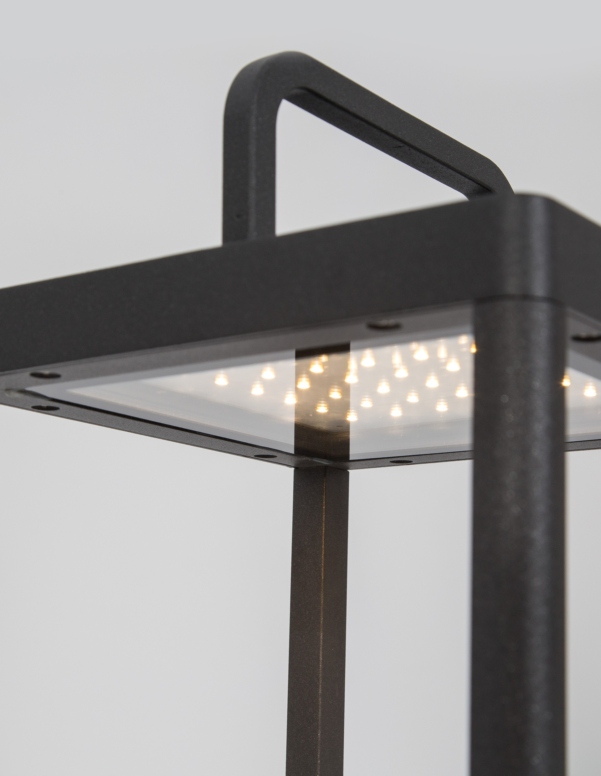 Lampa przenośna zewnętrzna minimalistyczna Luces Exclusivas ALMIRANTE, czarna, LED 2 W 3000 K, szer. 18 cm – LE71545 - obrazek 3