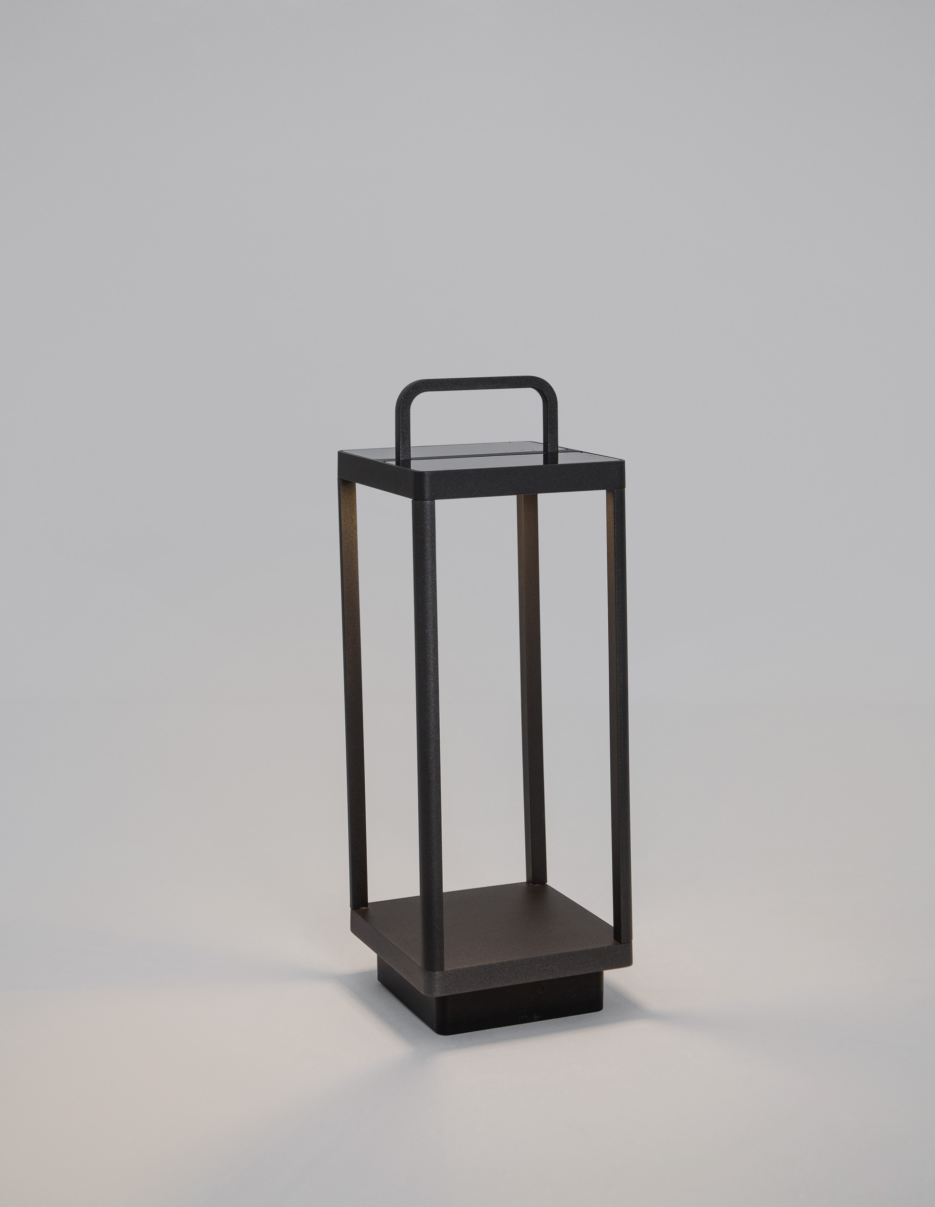 Lampa przenośna zewnętrzna minimalistyczna Luces Exclusivas ALMIRANTE, czarna, LED 2 W 3000 K, szer. 18 cm – LE71546