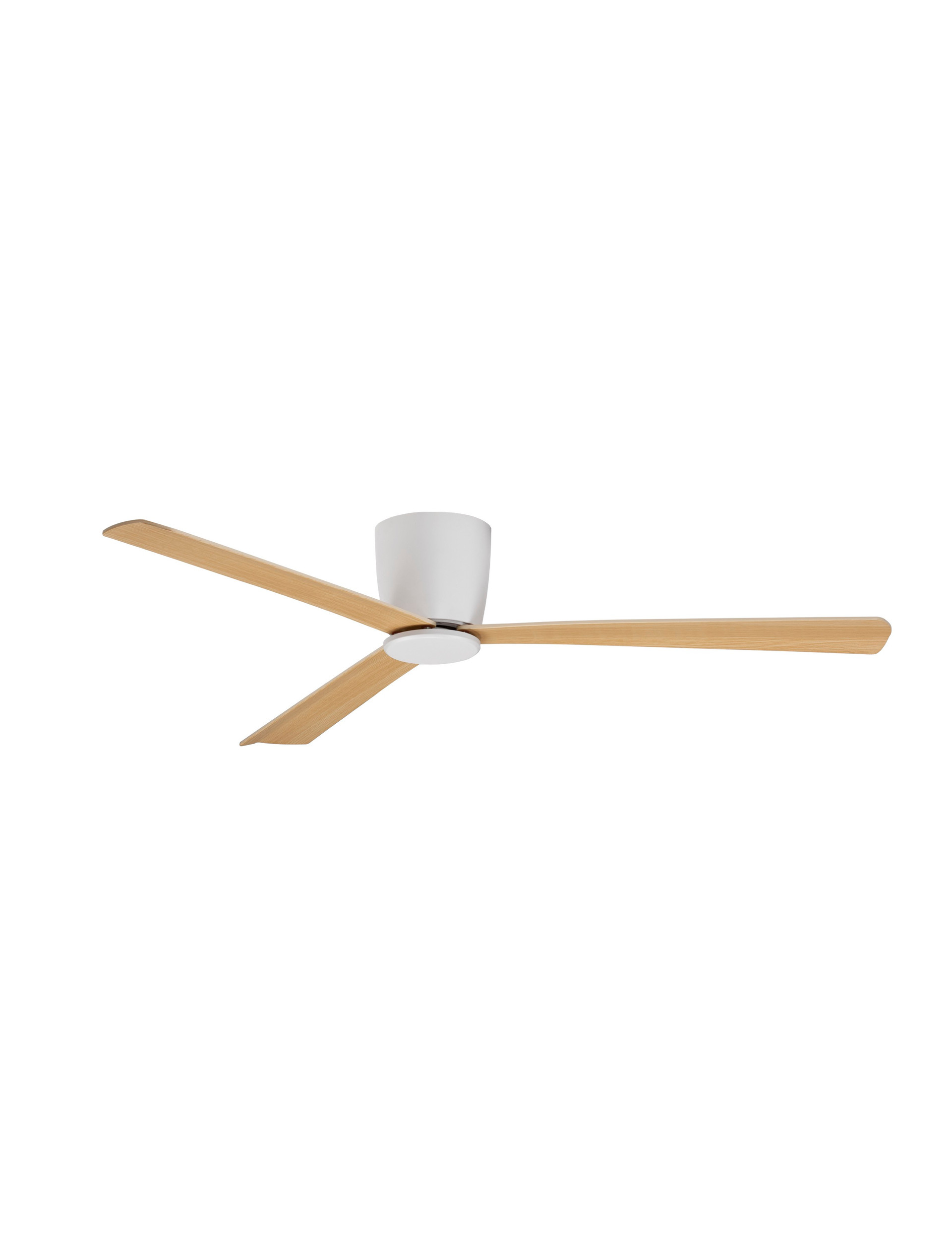 Wentylator sufitowy nowoczesny Luces Exclusivas TAMPICO, biały / teak, Ø 122 cm – LE42955 - obrazek 2
