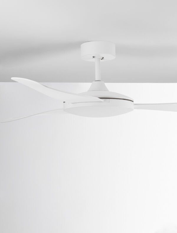 Wentylator sufitowy nowoczesny Luces Exclusivas ORIZABA, biały, Ø 132 cm – LE42963