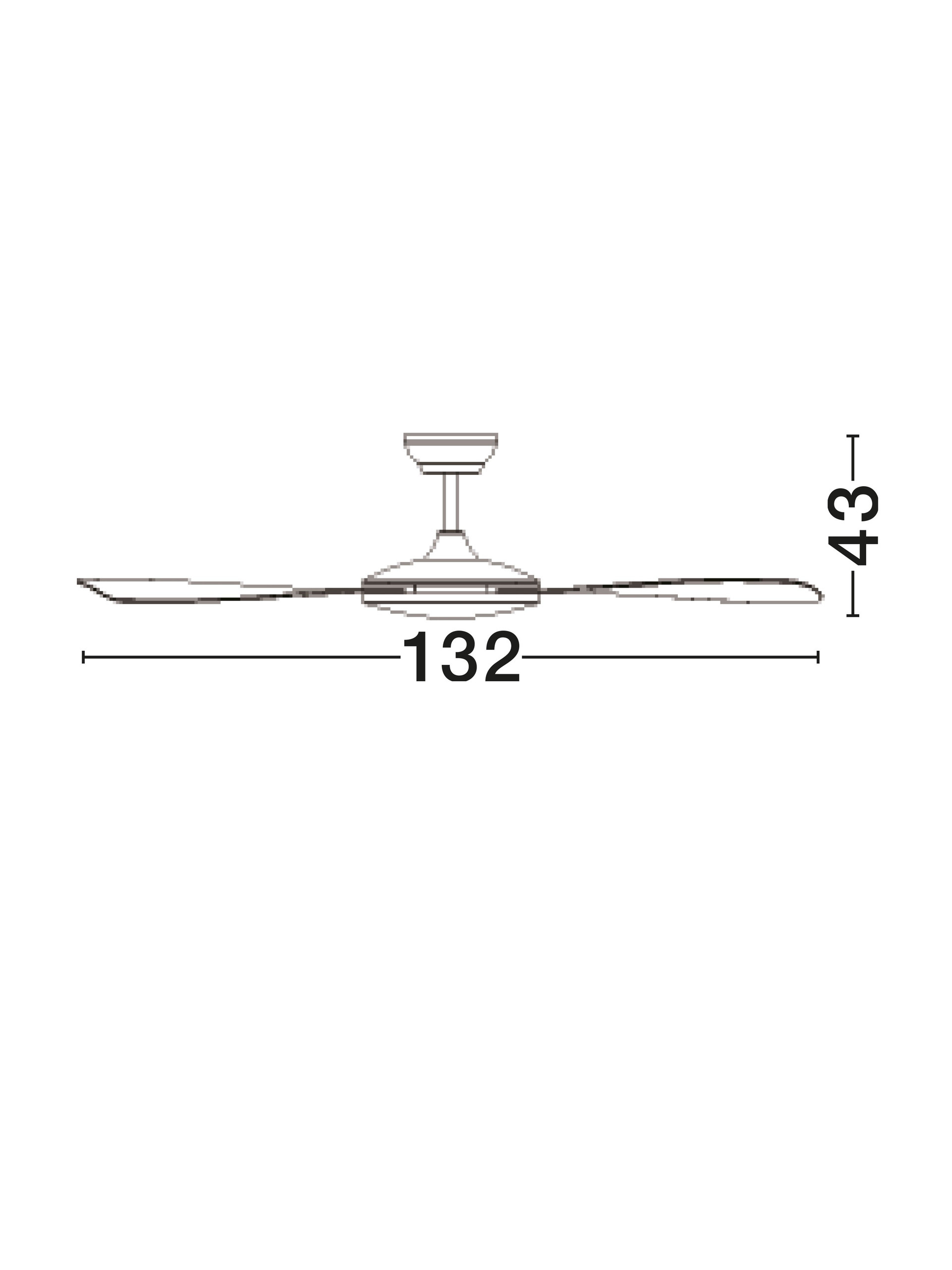 Wentylator sufitowy nowoczesny Luces Exclusivas ORIZABA, biały, Ø 132 cm – LE42963 - obrazek 7