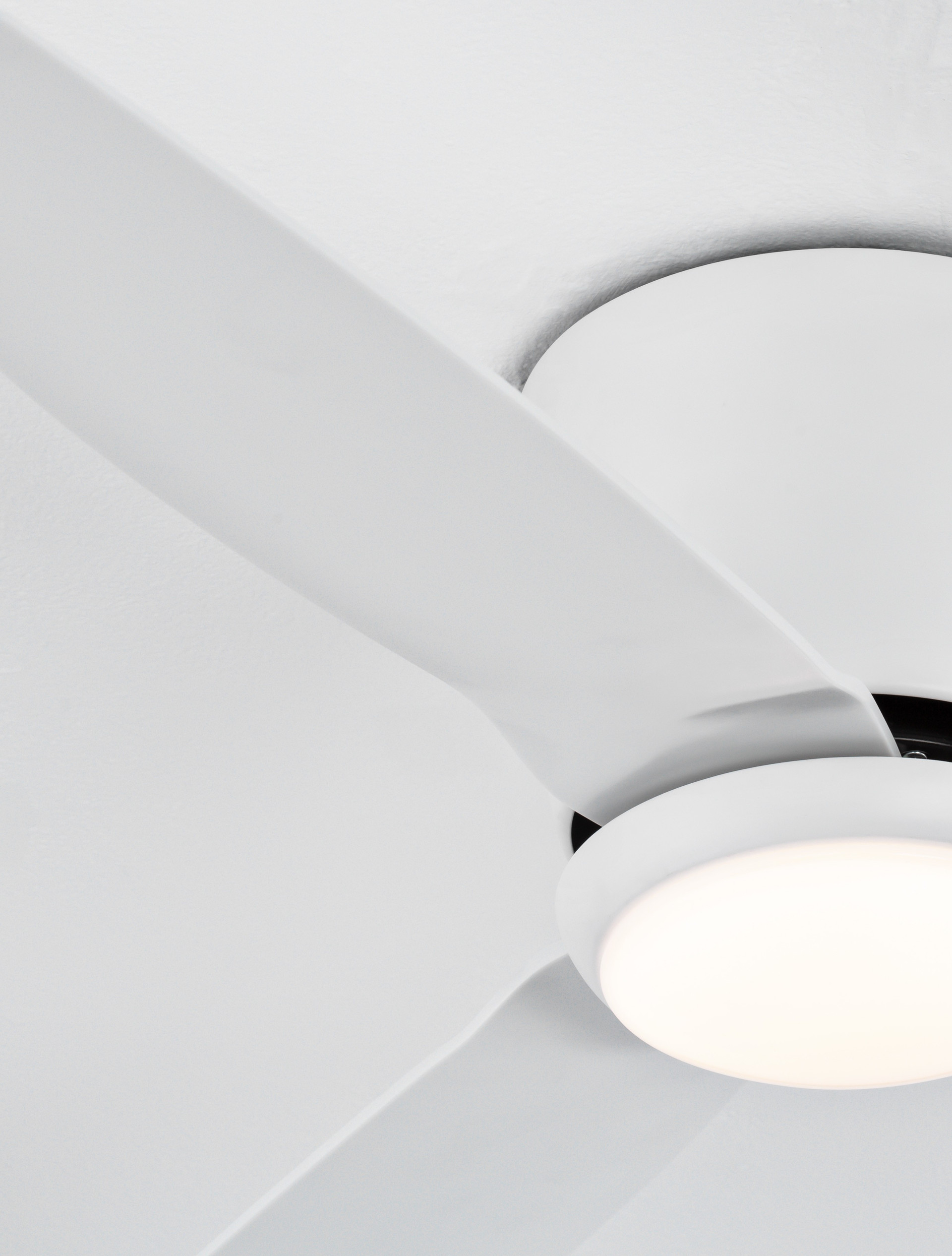 Wentylator sufitowy z oświetleniem nowoczesny Luces Exclusivas ABORARE, biały, LED 18 W 3000 K, Ø 99,5 cm – LE43738 - obrazek 5