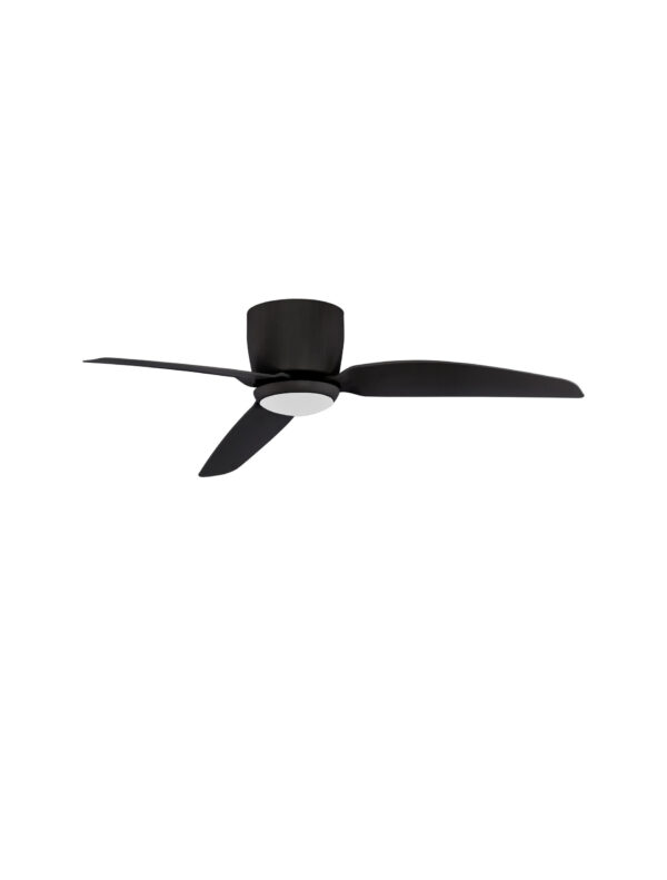 Wentylator sufitowy z oświetleniem nowoczesny Luces Exclusivas ABORARE, czarny, LED 18 W 3000 K, Ø 99,5 cm – LE43739