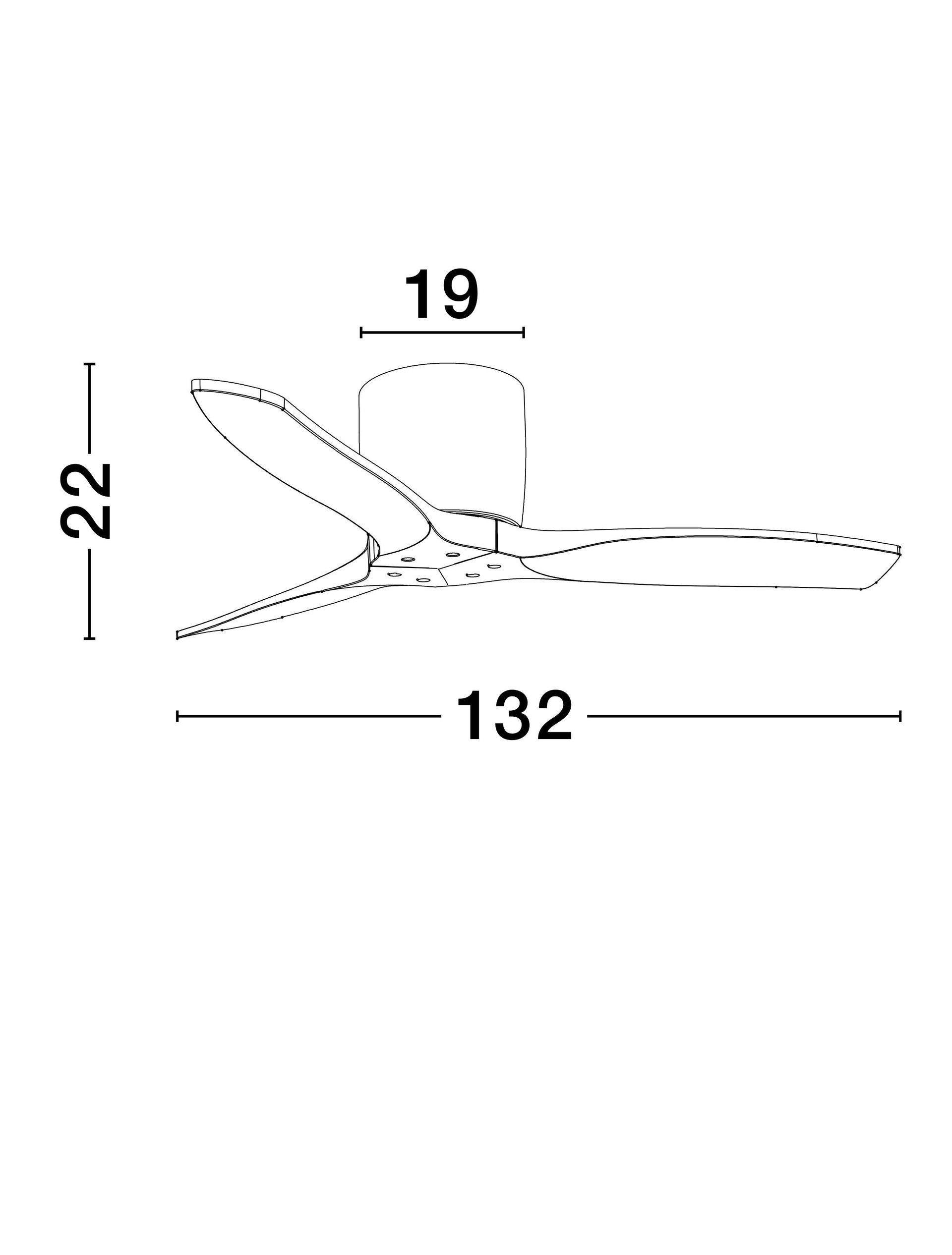 Wentylator sufitowy nowoczesny Luces Exclusivas JOSECITO, czarno-brązowy, Ø 132 cm – LE44963 - obrazek 6