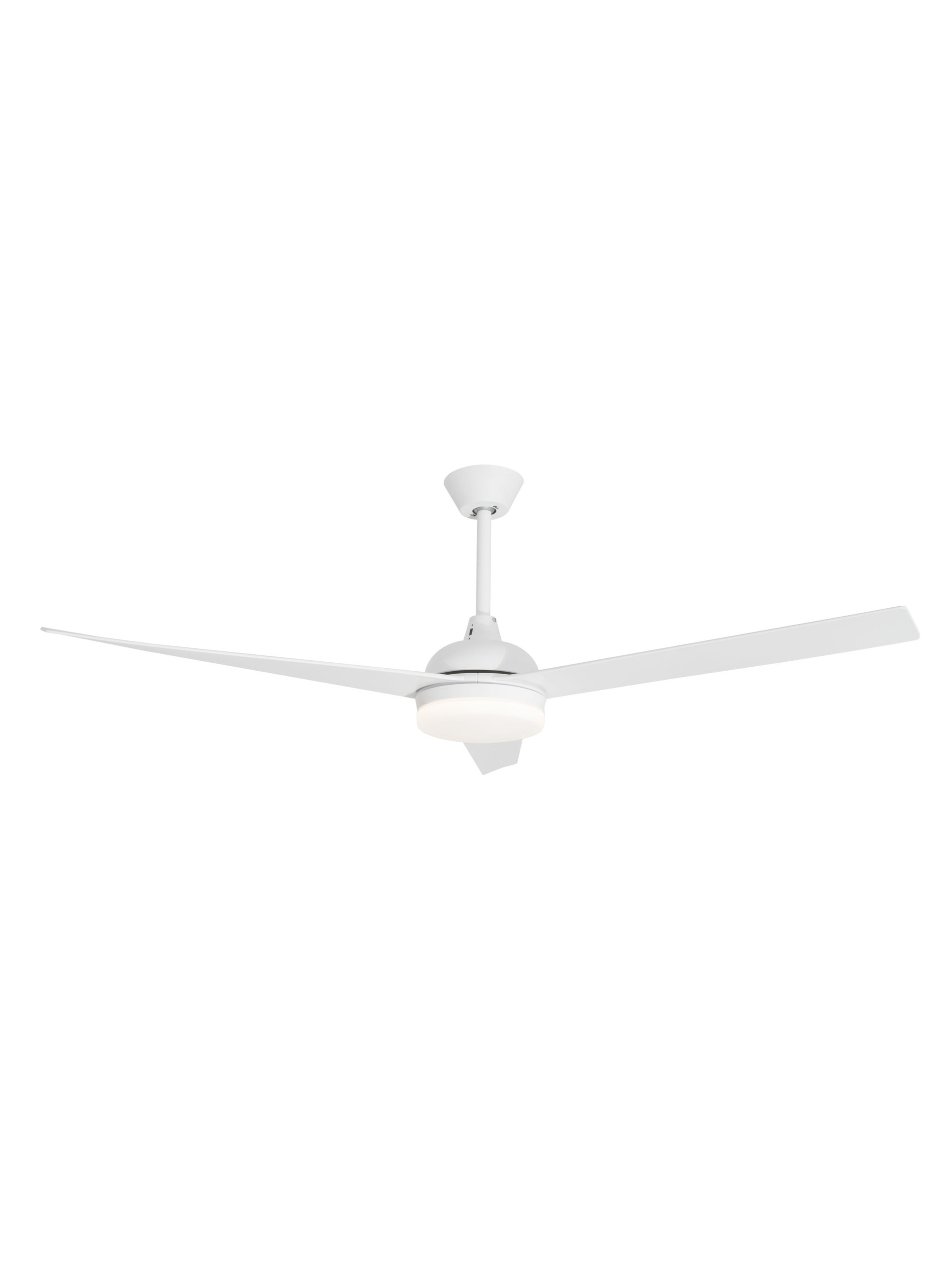 Wentylator sufitowy z oświetleniem minimalistyczny Luces Exclusivas ROSARIO, biały, LED 18 W 3000 K, Ø 152 cm – LE42549 - obrazek 2
