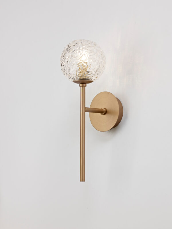 Kinkiet nowoczesny Luces Exclusivas PASTO, złoty, 1 × G9, szer. 14,5 cm – LE41736