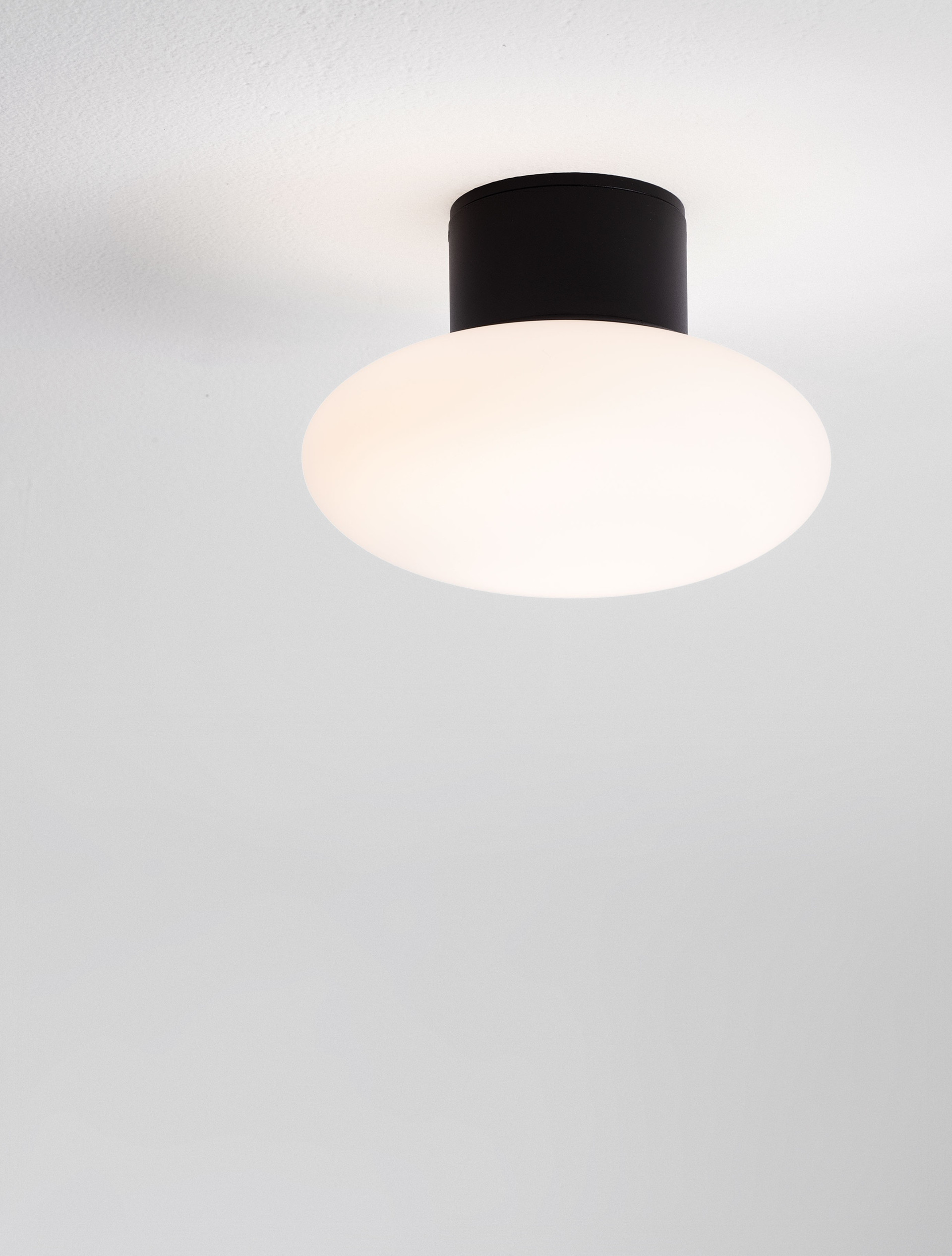 Plafon zewnętrzny minimalistyczny Luces Exclusivas TARANZO, czarny, LED 6 W 3000 K, Ø 17,5 cm – LE75258 - obrazek 6