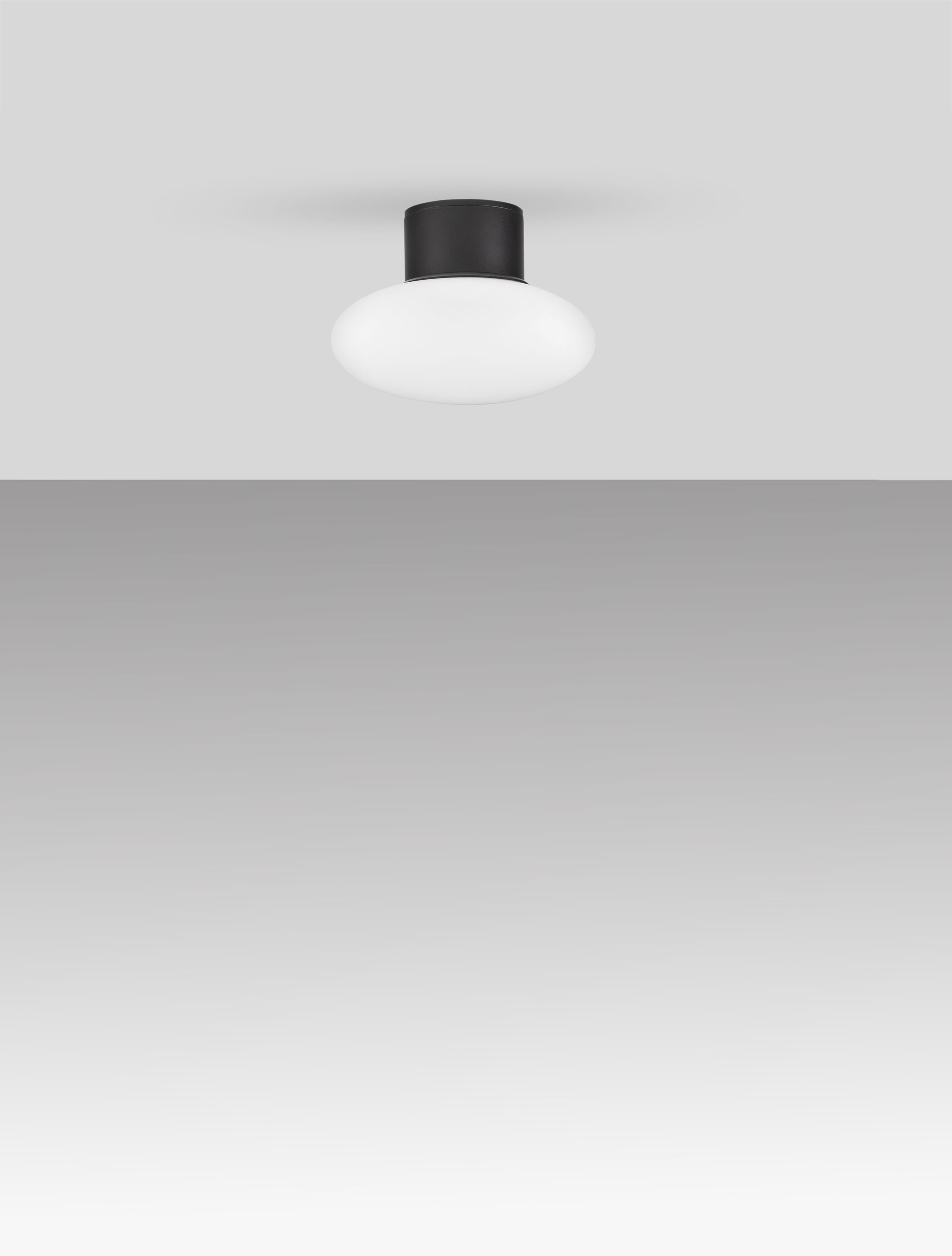 Plafon zewnętrzny minimalistyczny Luces Exclusivas TARANZO, czarny, LED 6 W 3000 K, Ø 17,5 cm – LE75258 - obrazek 7