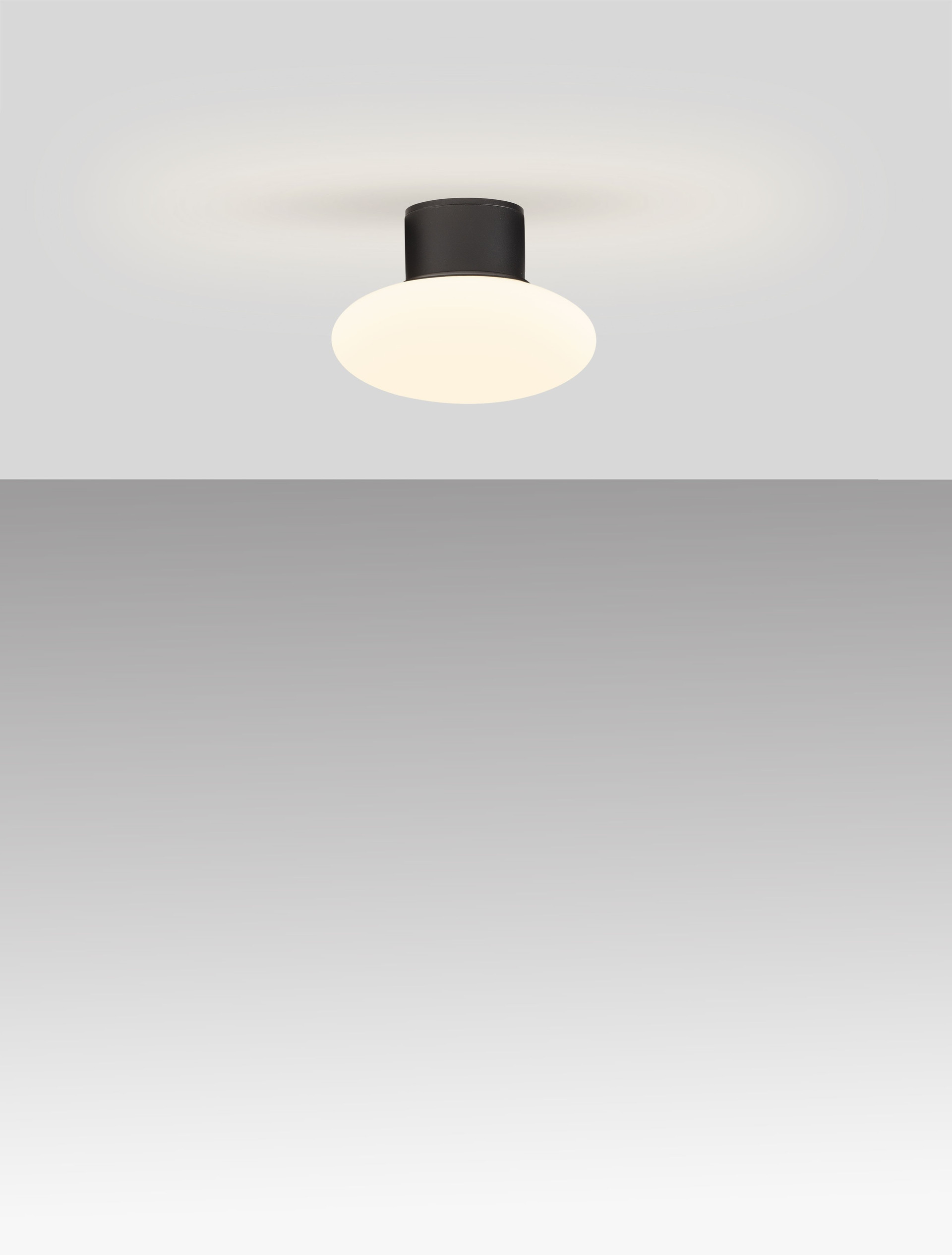 Plafon zewnętrzny minimalistyczny Luces Exclusivas TARANZO, czarny, LED 6 W 3000 K, Ø 17,5 cm – LE75258 - obrazek 8