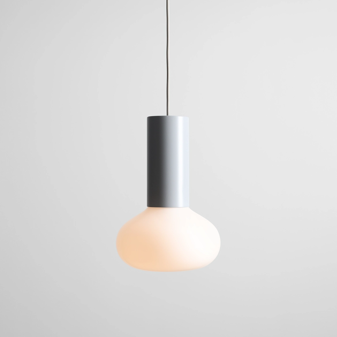 Lampa wisząca nowoczesna Aldex FLO S 7000G22_S szara 1×E14 - obrazek 2