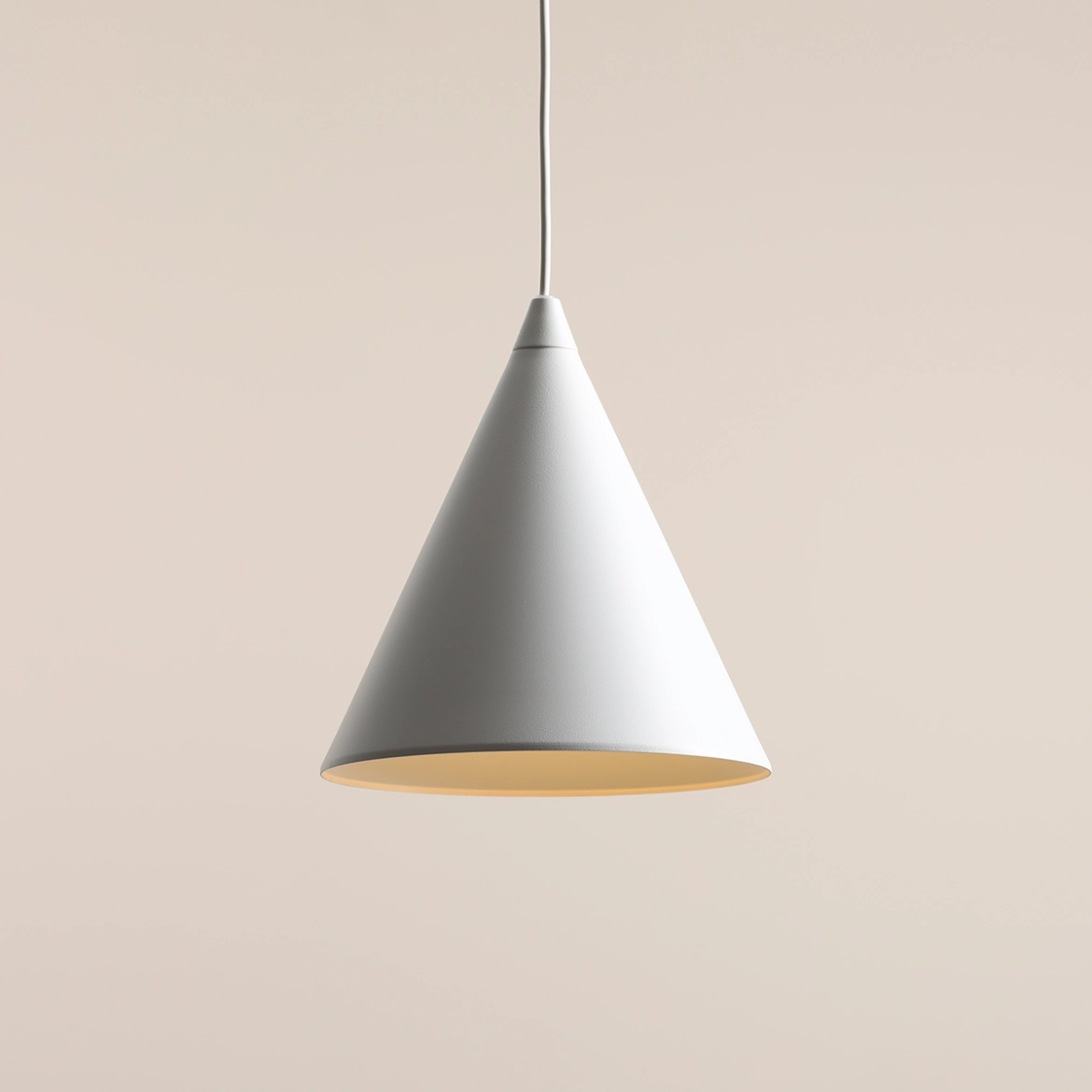 Lampa wisząca minimalistyczna Aldex FORM 1108G biała 1×E27 - obrazek 2