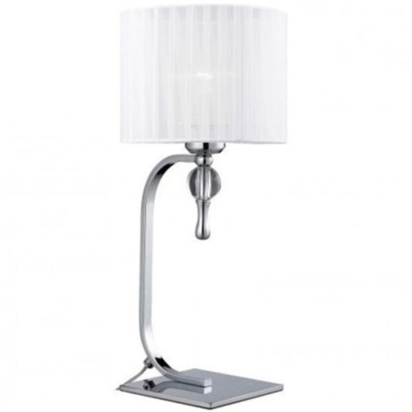 Lampa stołowa IMPRESS STOLOWA AZ1107, biała / chromowana, 1×E27 – AZzardo