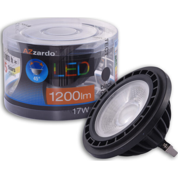 Żarówka LED AZ1108, czarna, 17 W, 3000 K – AZzardo