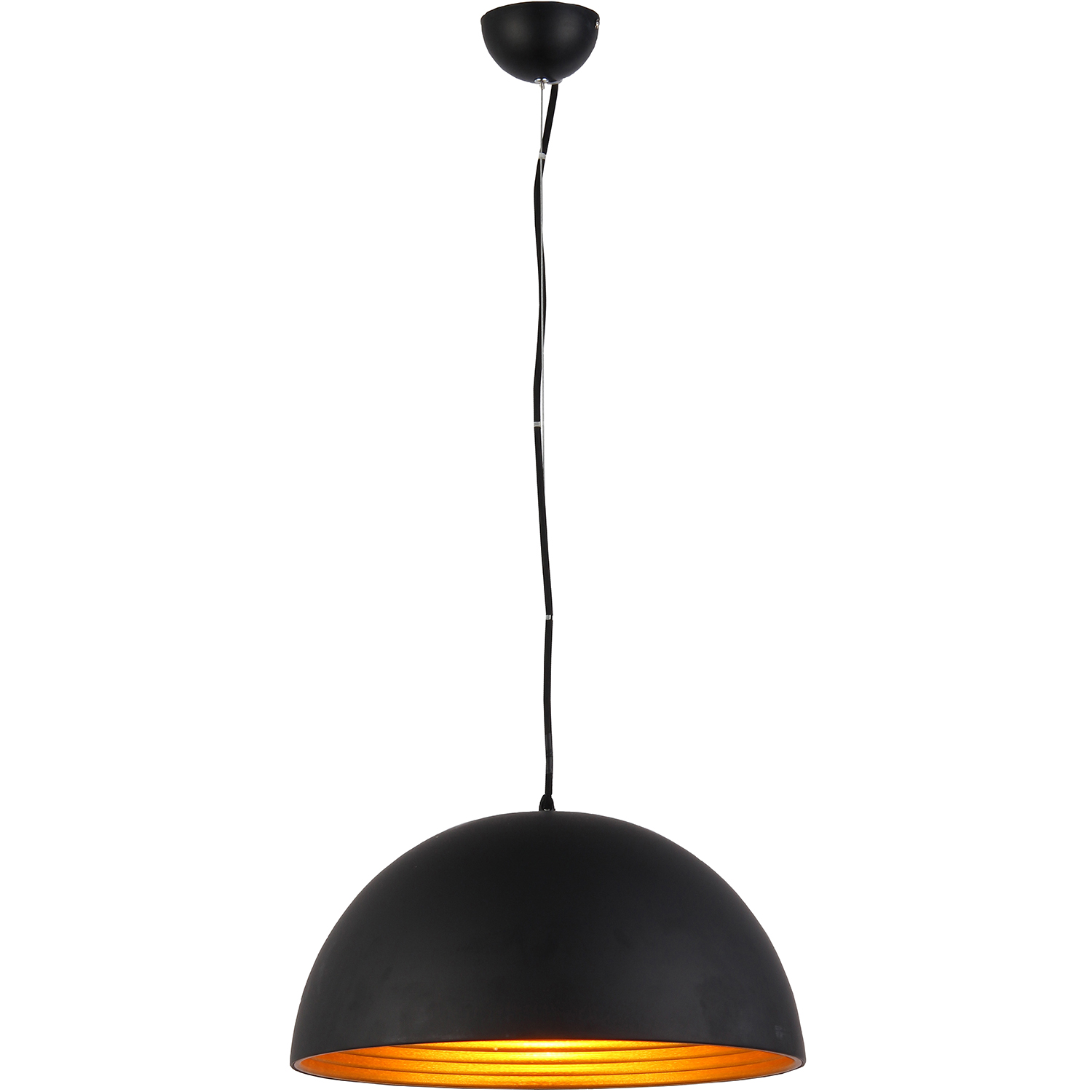 Lampa wisząca MODENA 50 AZ1395, czarna / złota, 1×E27 – AZzardo