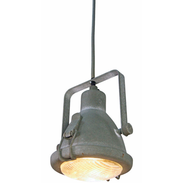 Lampa wisząca TOBRUK CONCRETE AZ1585, szara / przezroczysta, 1×GU10 – AZzardo