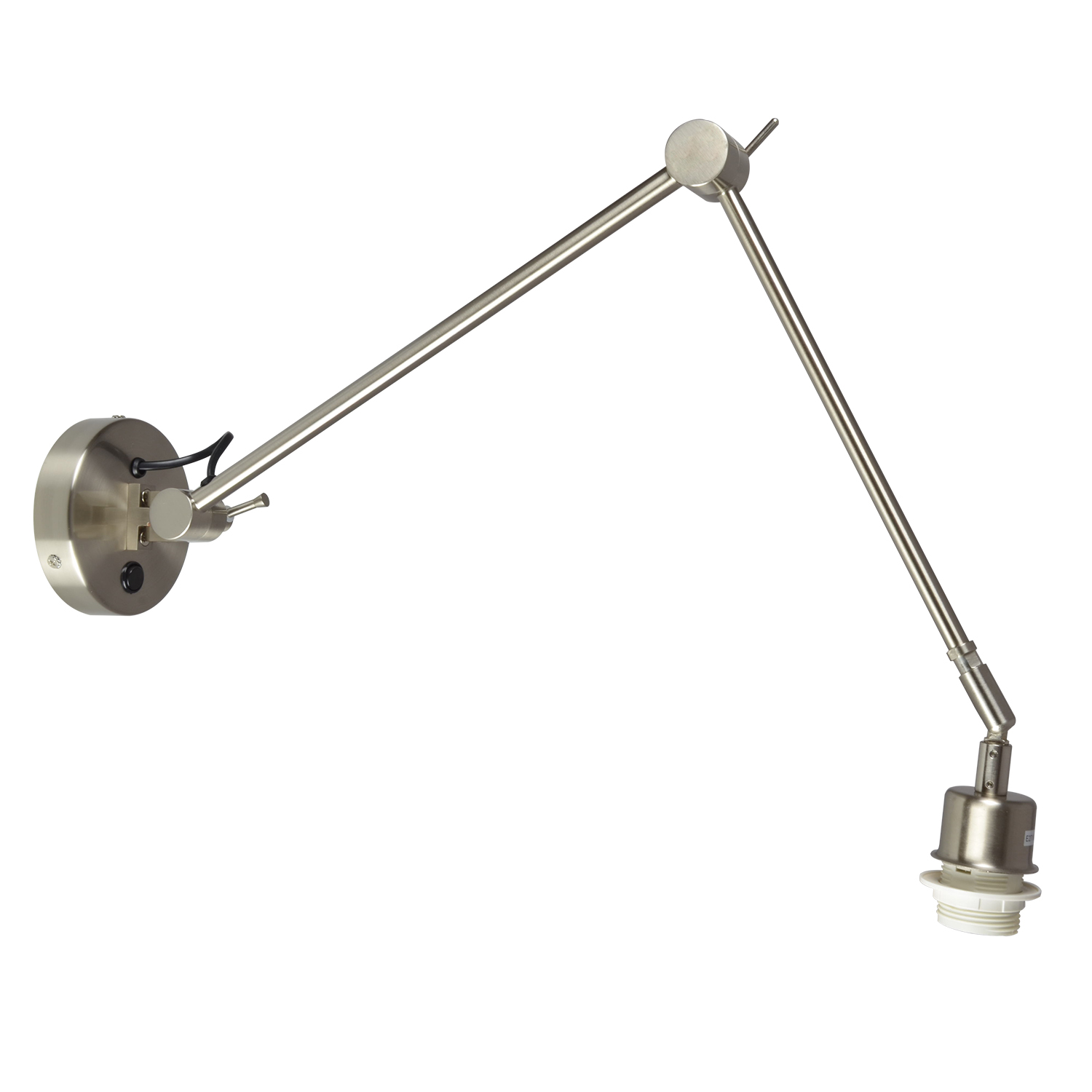 Korpus lampy ściennej ADAM S AZ1843, niklowany, 1×E27 – AZzardo